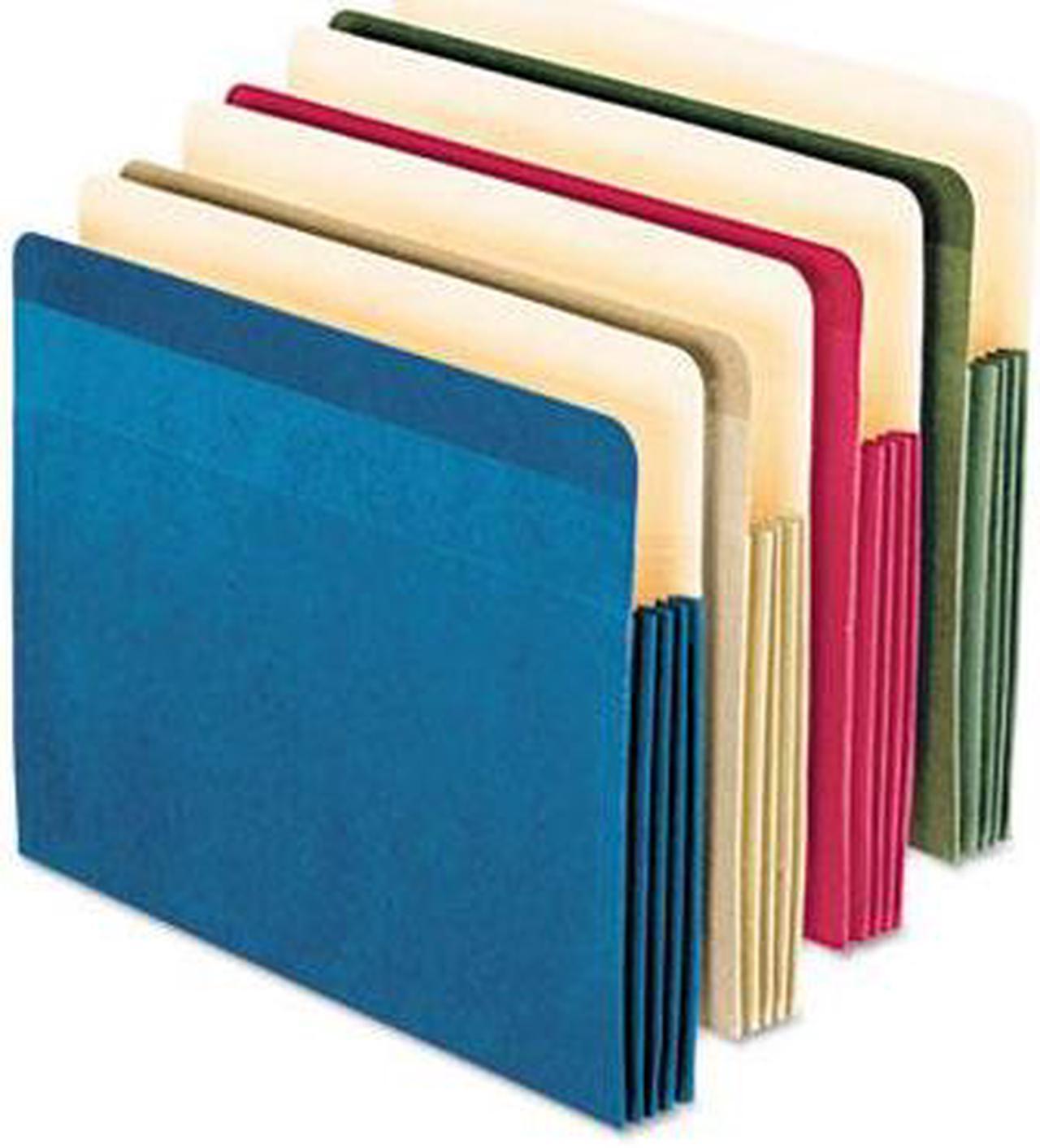 Main image of Pendaflex 90164 Recycled Colored File Pocket, Letter, Assorted, 4/Pack