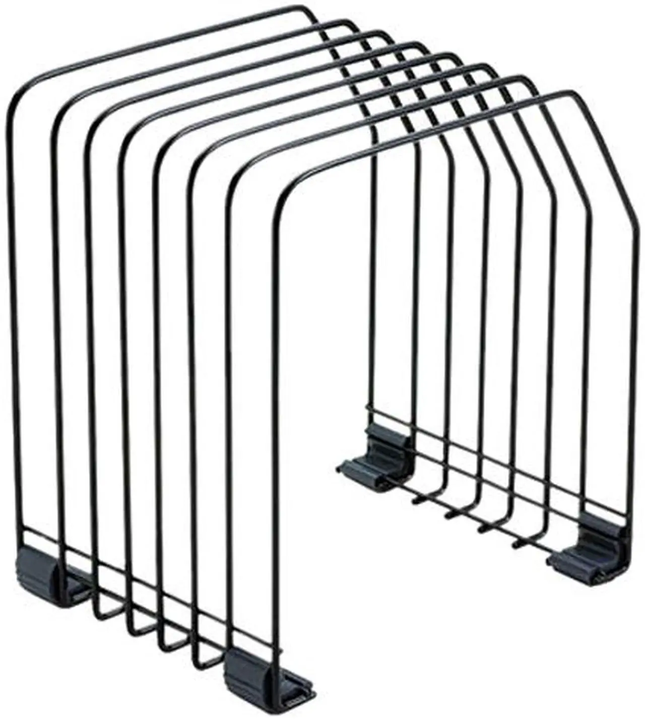 Main image of Fellowes 68112 Workstation File Organizer, Seven Sections, Wire,7 3/8w x 5 7/8d x 8 1/4h, Black