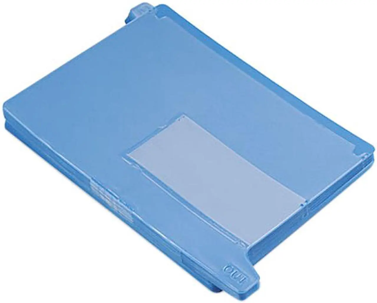 Main image of Smead 61951 End Tab Out Guides with Pockets, Poly, Letter, Blue, 25/Box