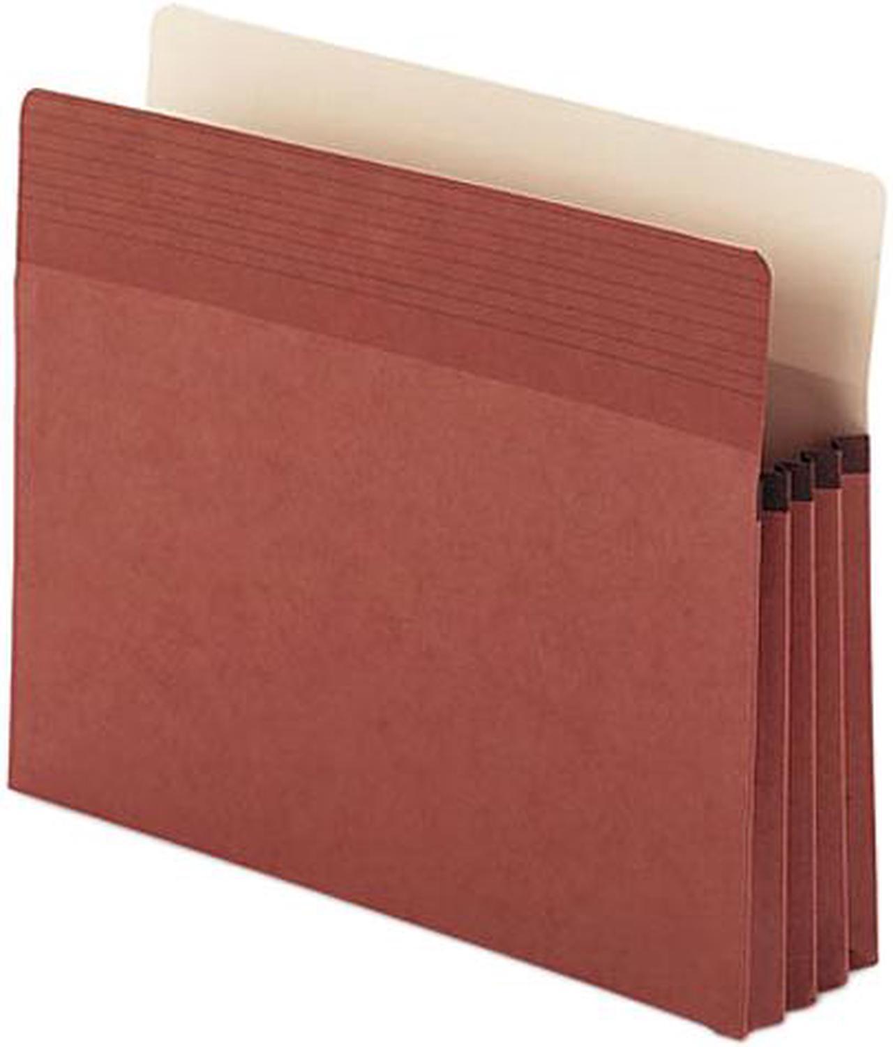 Main image of Smead Easy Grip Pocket, Redrope, Legal, 3 1/2" Expansion, 25/Box