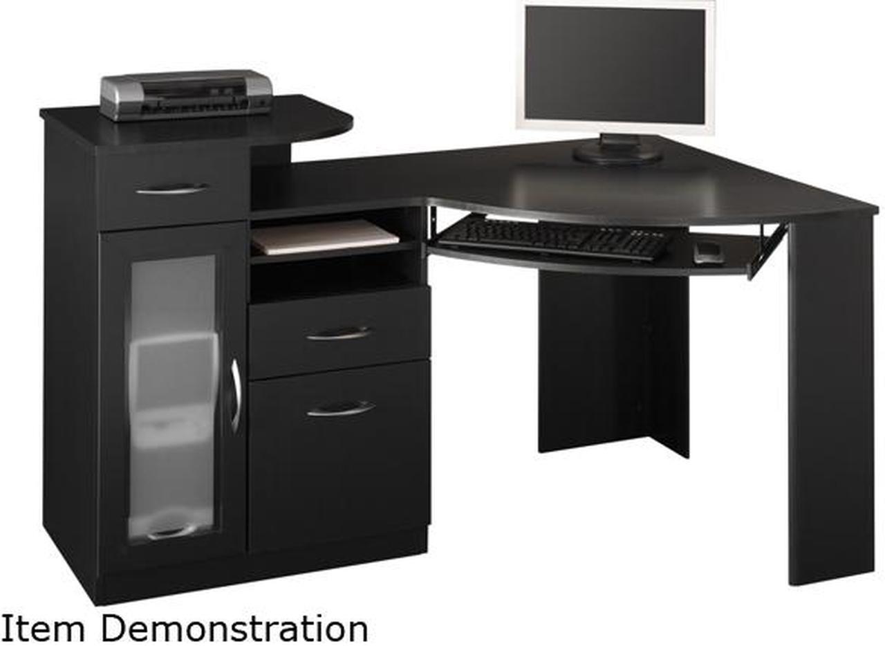 Main image of Bush Furniture Signature HM66915-03 Vantage Collection Corner Desk - Black