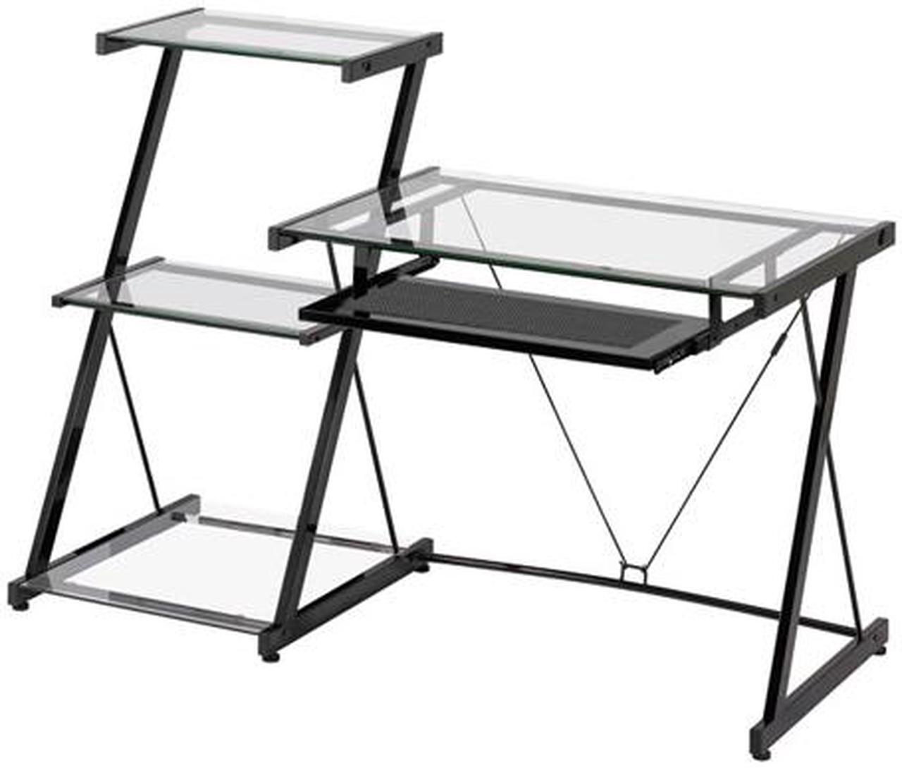 Alt view image 2 of 2 - Z-Line Designs ZL2021DBU Nero Desk and Bookcase