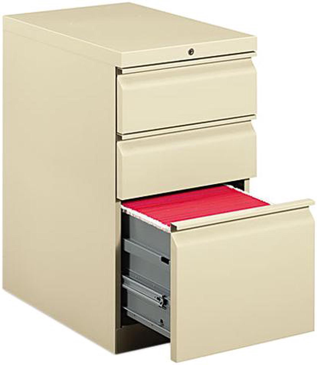 Main image of HON 33723RL Efficiencies Mobile Pedestal File with One File/Two Box Drawers, 22-7/8d, Putty