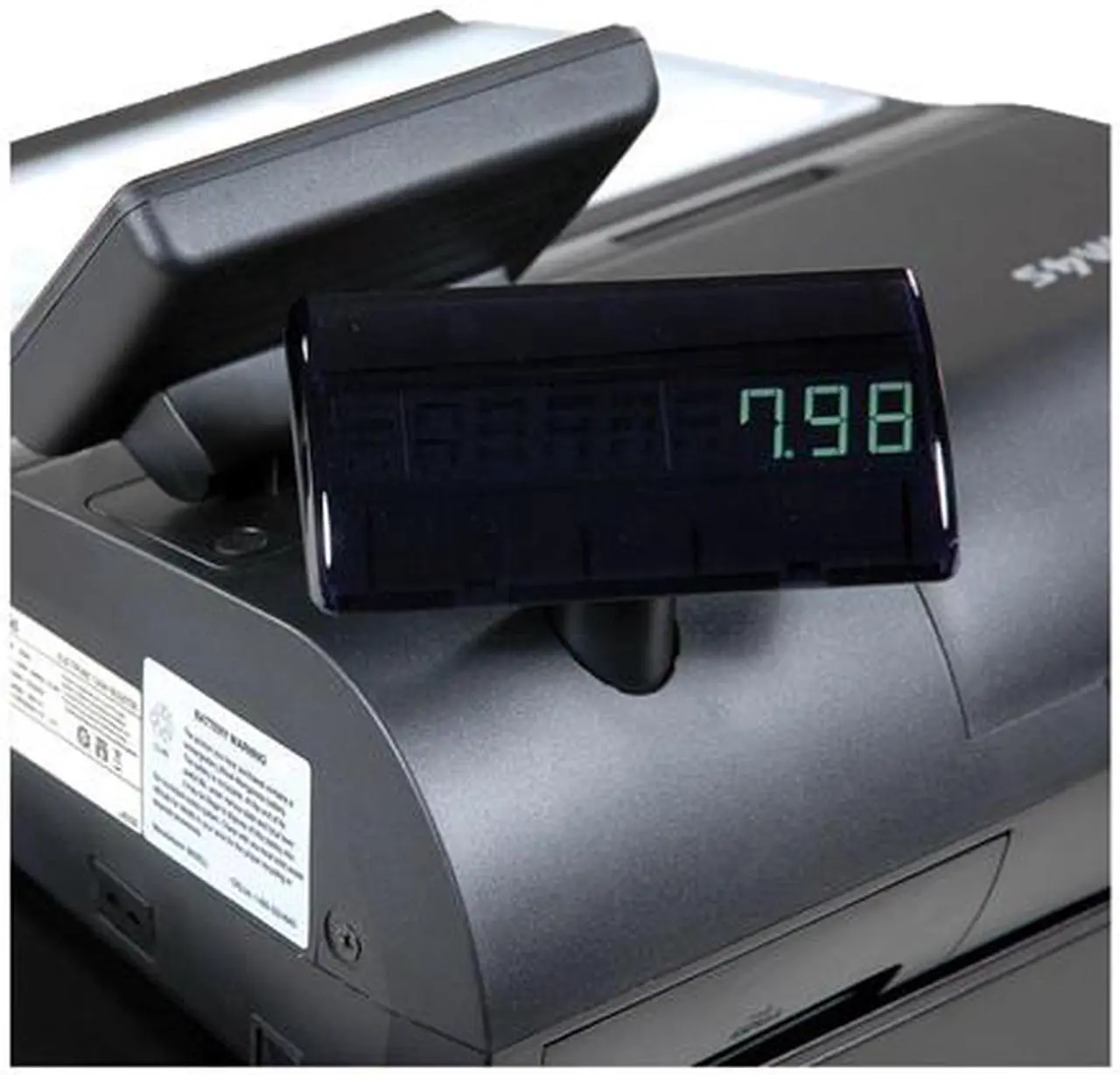 Alt view image 2 of 4 - Sam4s ER-945 Multi-Use Electronic Cash Register, Raised-Key Keyboard, Receipt and Journal Printers, for Retail Merchants