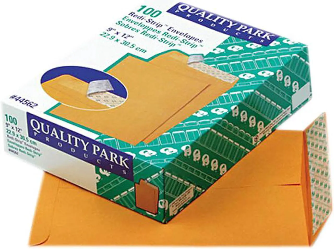 Main image of Quality Park 44562 Redi-Strip Catalog Envelope, 9 x 12, Light Brown, 100/Box