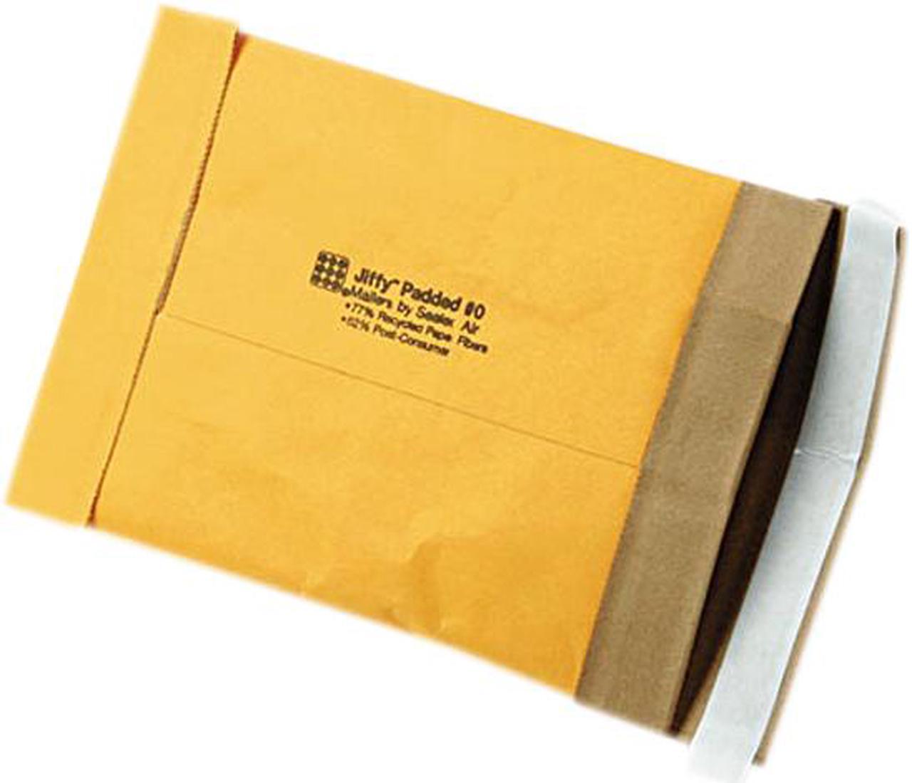 Main image of Sealed Air 85871 Jiffy Padded Self-Seal Mailer, Side Seam, #0, 6 x 10, Golden Brown, 250/Carton