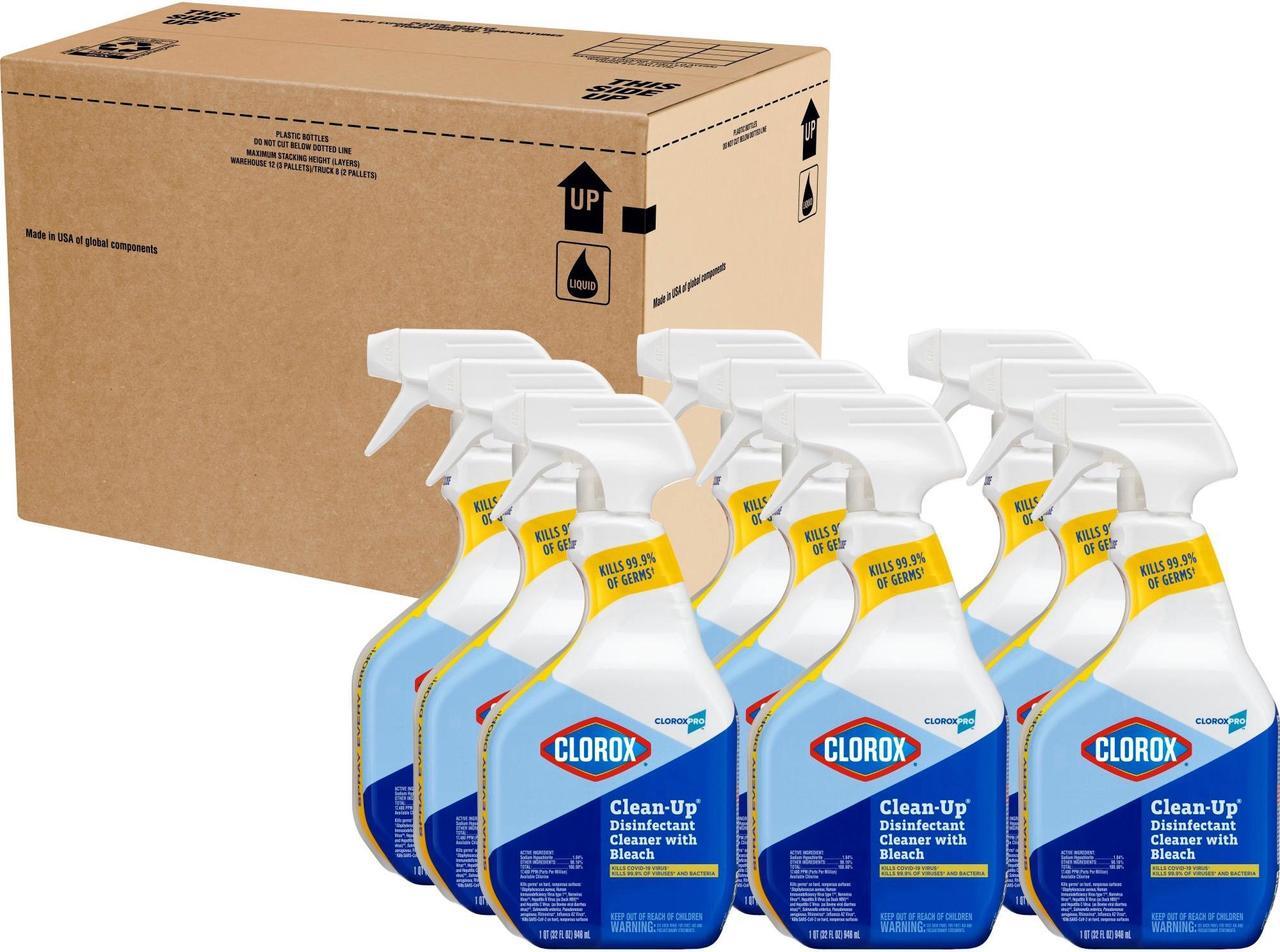 Alt view image 5 of 5 - Clorox Pro Clorox Clean-up, 32 oz Smart Tube Spray, 9/Carton CLO35417CT