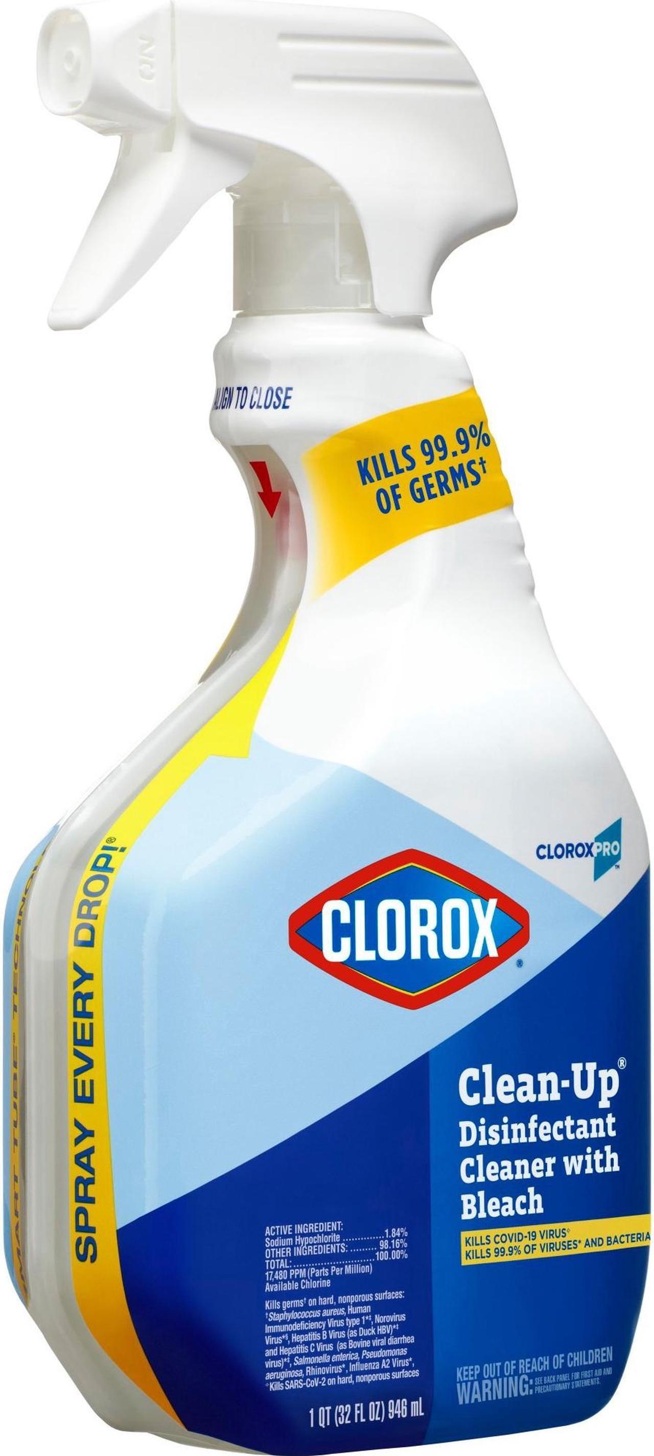 Main image of Clorox Pro Clorox Clean-up, 32 oz Smart Tube Spray, 9/Carton CLO35417CT