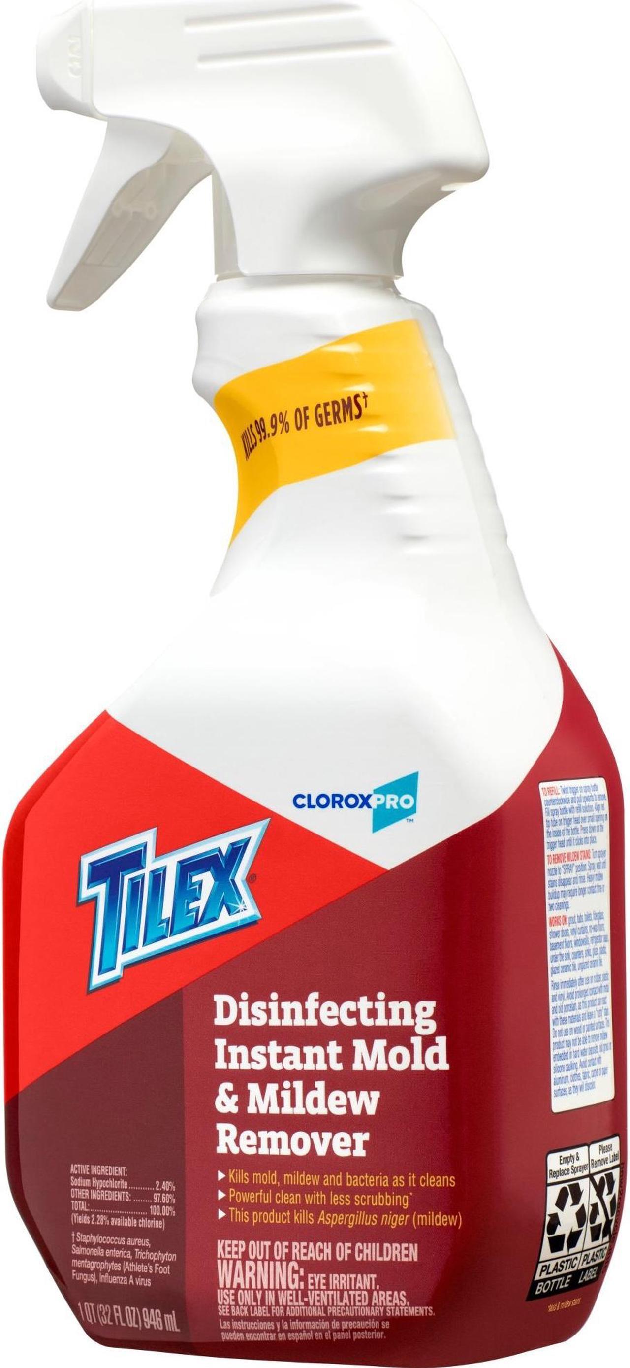 Main image of Tilex Disinfects Instant Mildew Remover, 32 oz Smart Tube Spray, 9/Carton CLO35600CT