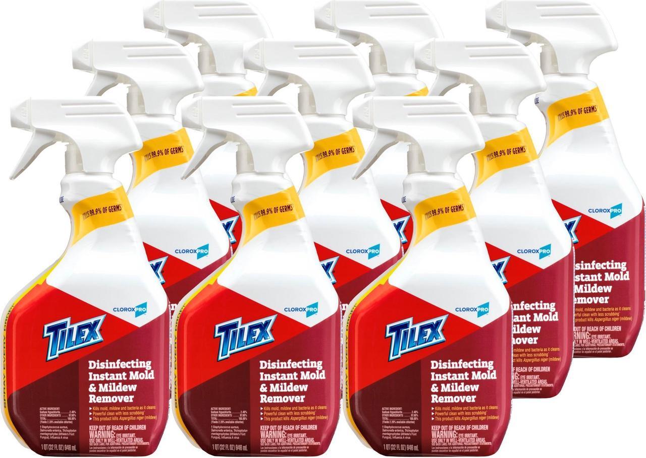 Alt view image 3 of 3 - Tilex Disinfects Instant Mildew Remover, 32 oz Smart Tube Spray, 9/Carton CLO35600CT