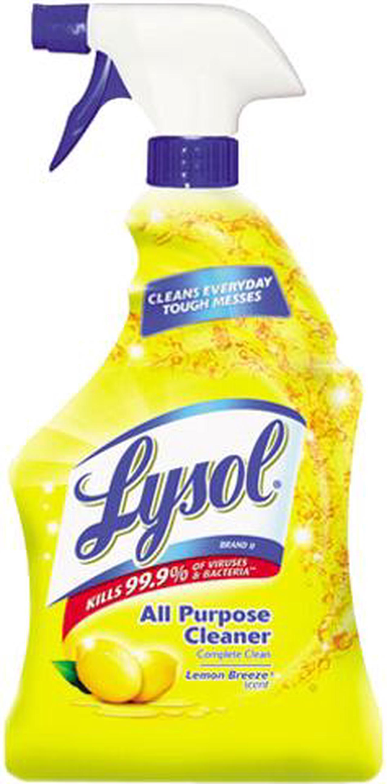 Main image of LYSOL Brand 75352CT All-Purpose Cleaner, Lemon, 12 32 oz Spray Bottles/Carton
