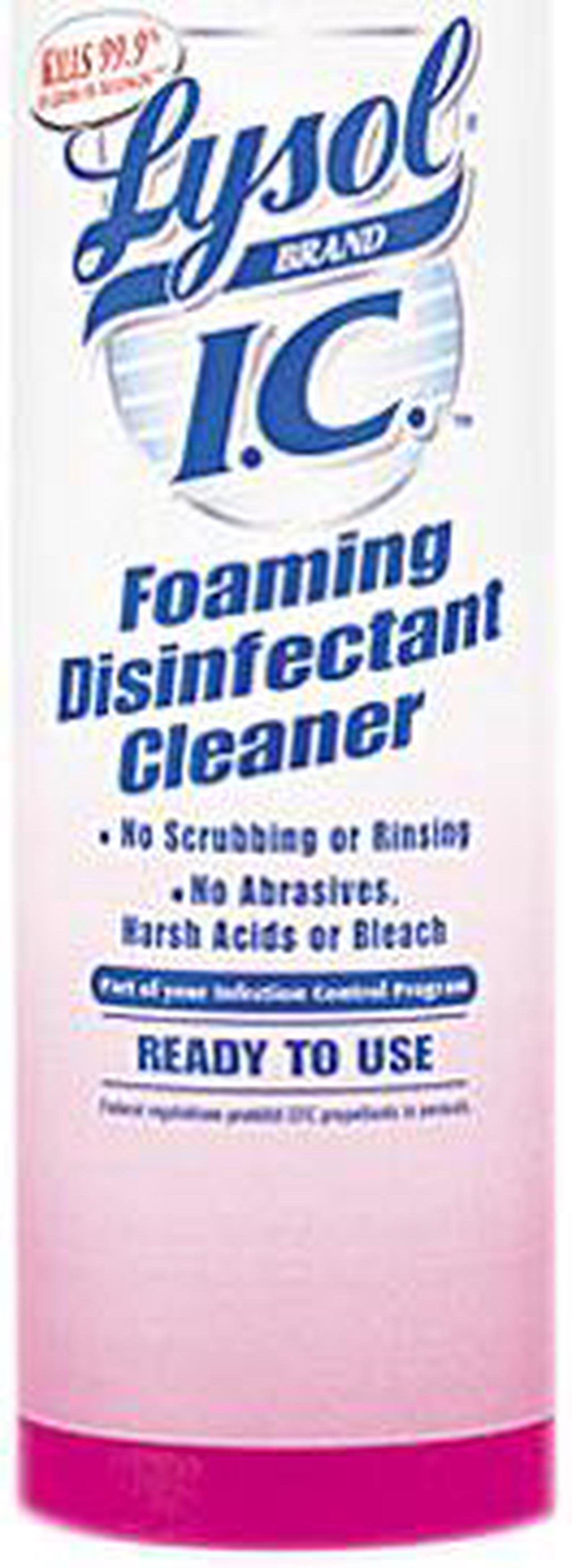 Main image of Lysol Foaming Disinfectant Cleaner, 24 oz Aerosol Spray, 12/Carton
