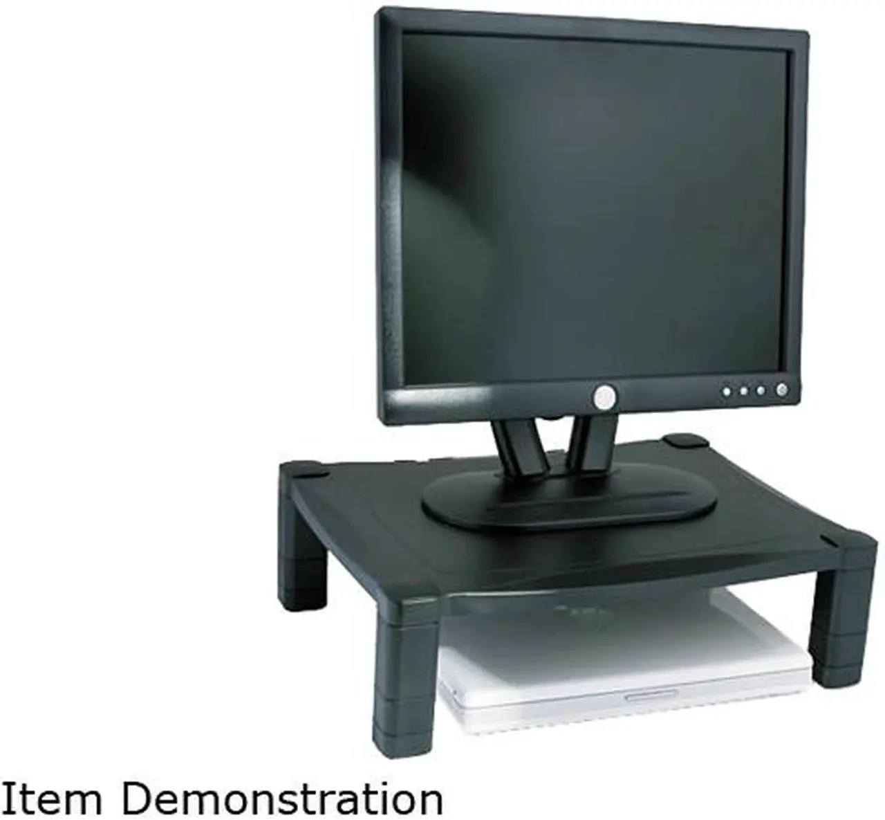 Main image of Kantek MS400 Single Level Height-Adjustable Stand, 17 x 13 1/4 x 3 to 6 1/2, Black