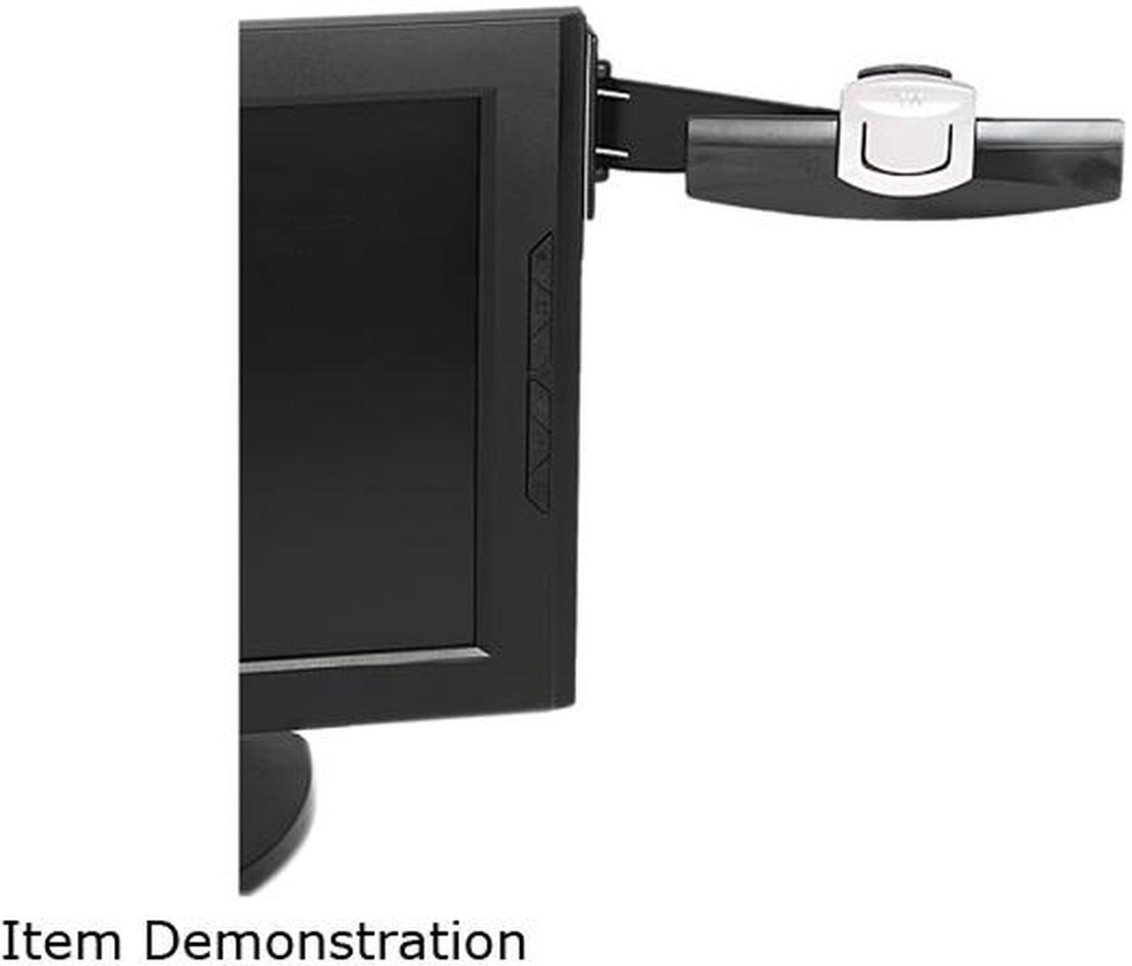 Main image of 3M DH240MB Swing Arm Copyholder, Adhesive Monitor Mount, Plastic, 30 Sheet Capacity, Black
