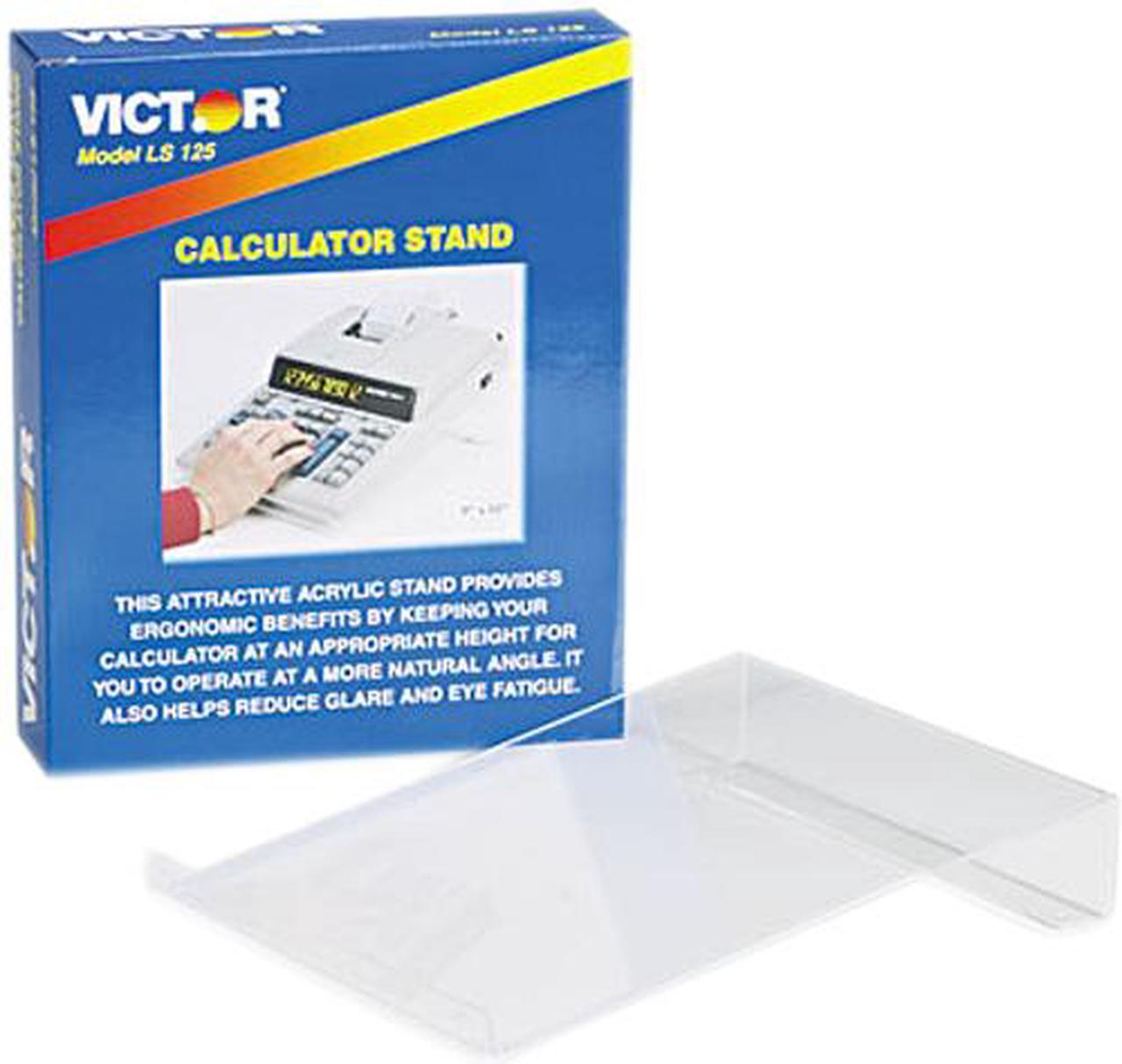 Main image of Victor LS-125 Large Angled Acrylic Calculator Stand, 9 x 11 x 2, Clear