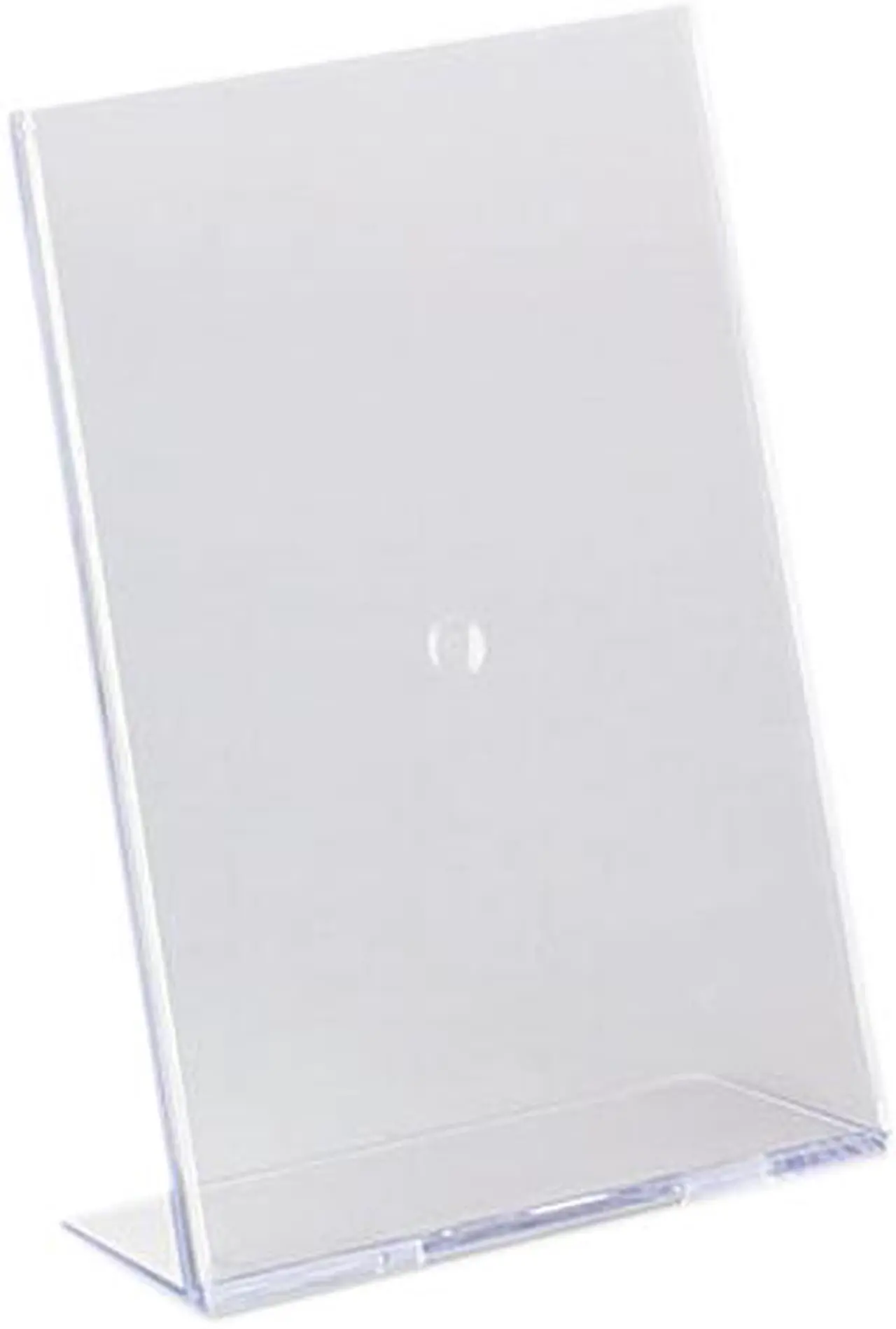 Main image of deflect-o 590301 Slanted Desk Sign Holder, Plastic, 5 x 7, Clear