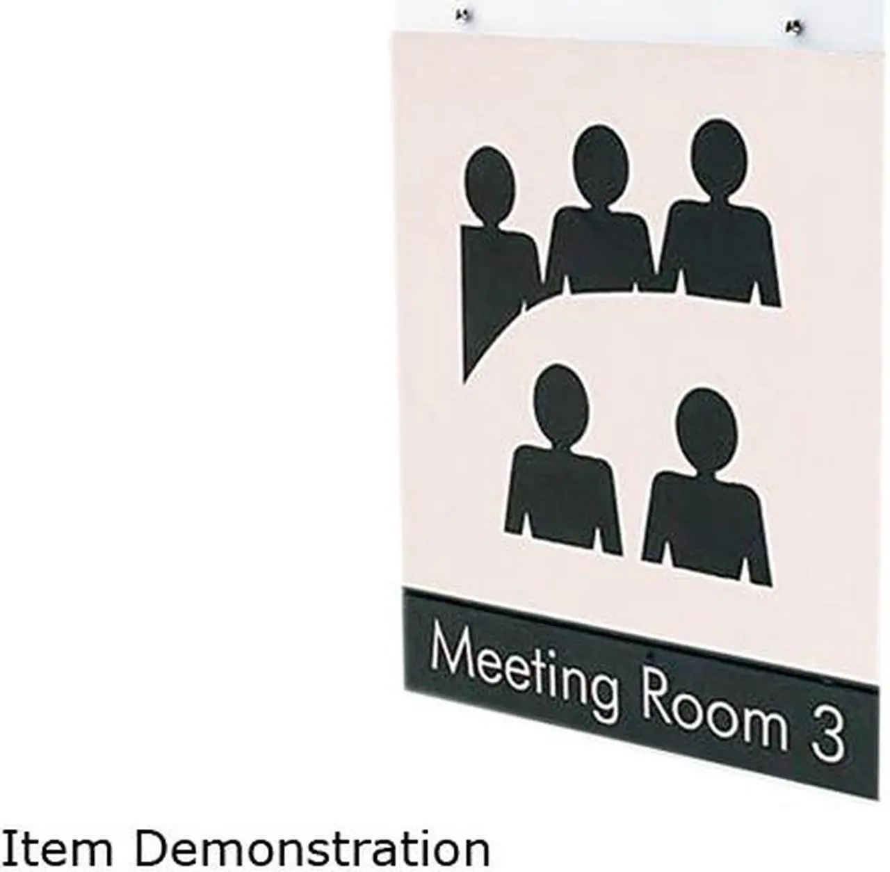 Main image of deflect-o 68201 Classic Image Single-Sided Wall Sign Holder, Plastic, 8-1/2 x 11, Clear