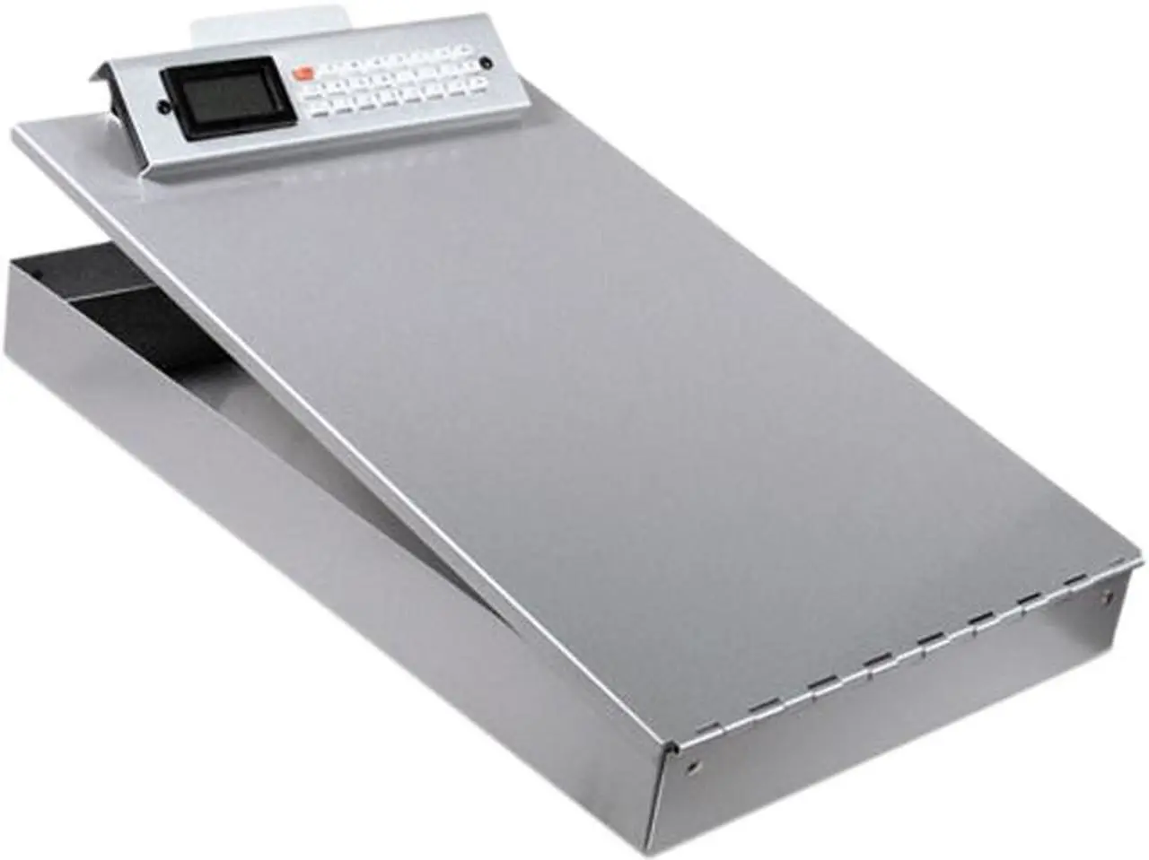 Main image of Saunders 11025 Redi-Mate Aluminum Storage Clipboard, 1" Capacity, Holds 8-1/2w x 12h, Silver