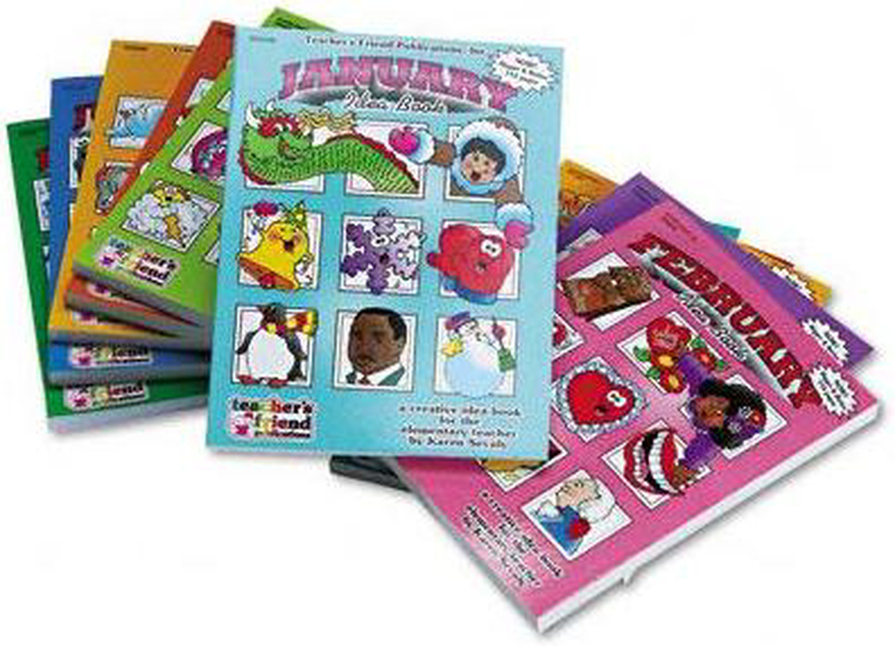 Scholastic 0439510538 Monthly Idea Books Set, January-December, Grades ...