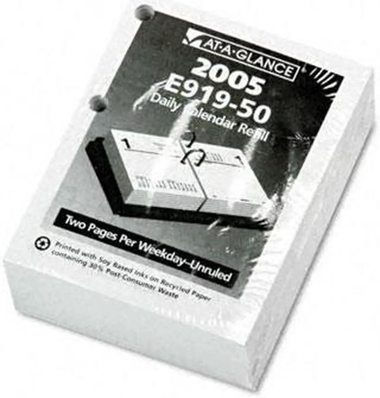 ATAGLANCE E91950 Recycled Compact Desk Calendar Refill 3" x 3 3/4