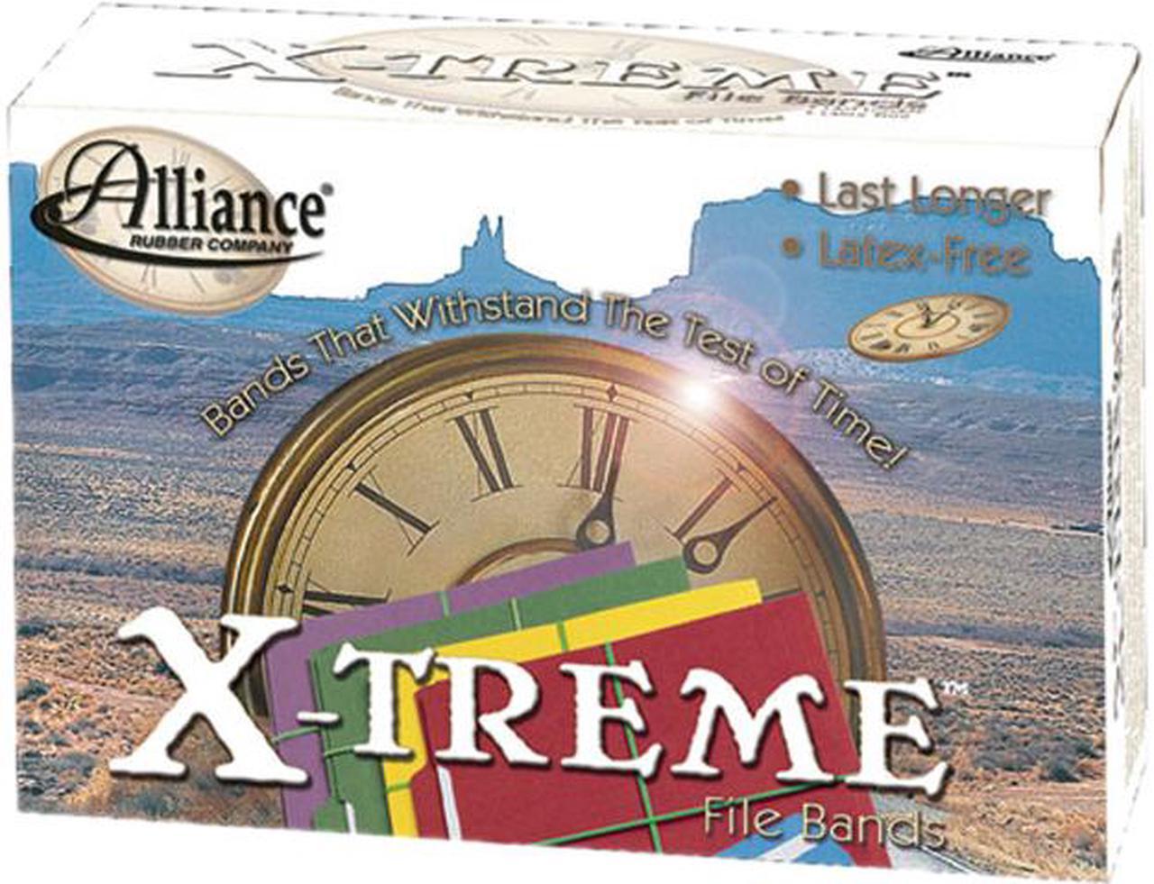 Main image of Alliance 02005 X-treme File Lime Rubber Bands, 7 x 1/8, 175 Bands/1 lb. Box