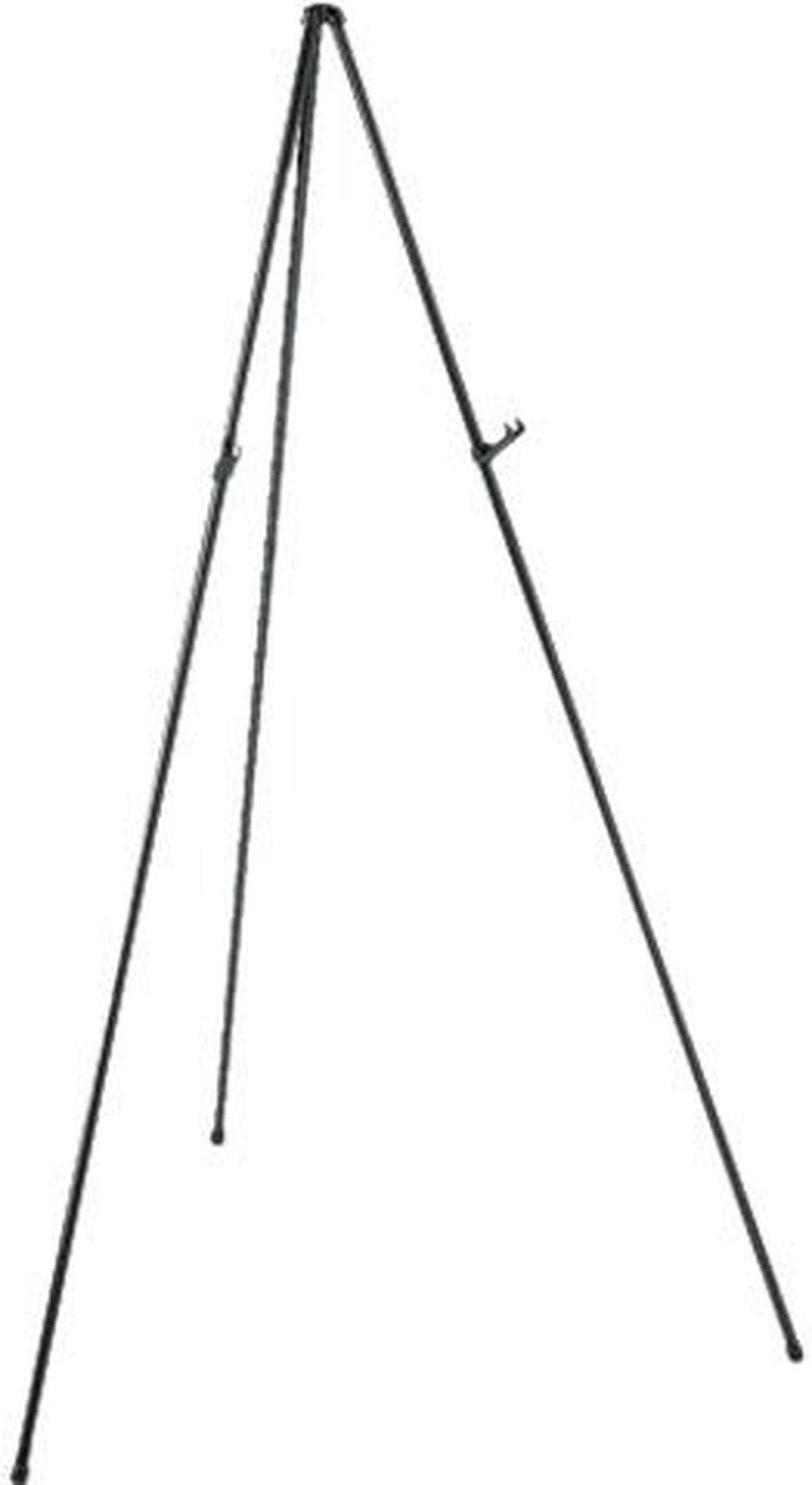 Main image of Quartet 27E Heavy-Duty Adjustable Instant Easel Stand, 15" to 63" High, Steel, Black