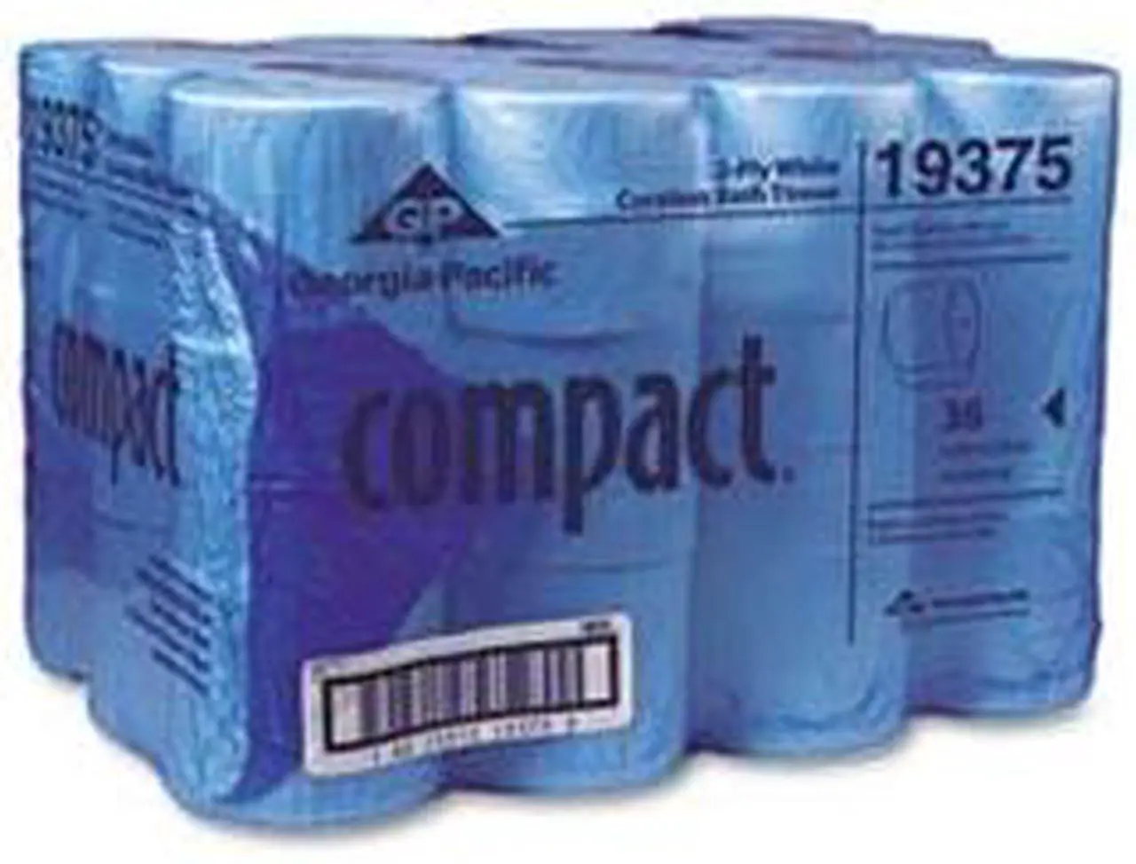 Georgia Pacific 19375 Compact Coreless Bath Tissue, 1000 Sheets/Roll ...
