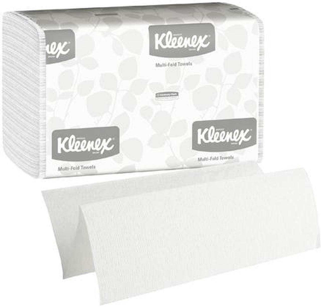 Alt view image 2 of 5 - Kleenex Multifold Paper Towels (01890), White, 16 Packs / Case, 150 Tri Fold Paper Towels / Pack, 2,400 Towels / Case