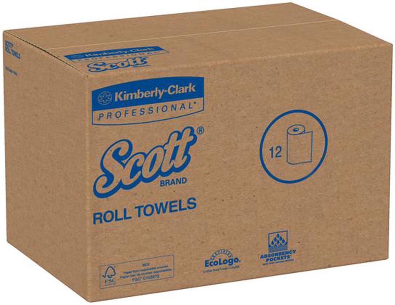 Alt view image 5 of 5 - Scott Essential Hard Roll Paper Towels (02068), White, 400' / Roll, 12 Rolls / Case, 4,800' / Case