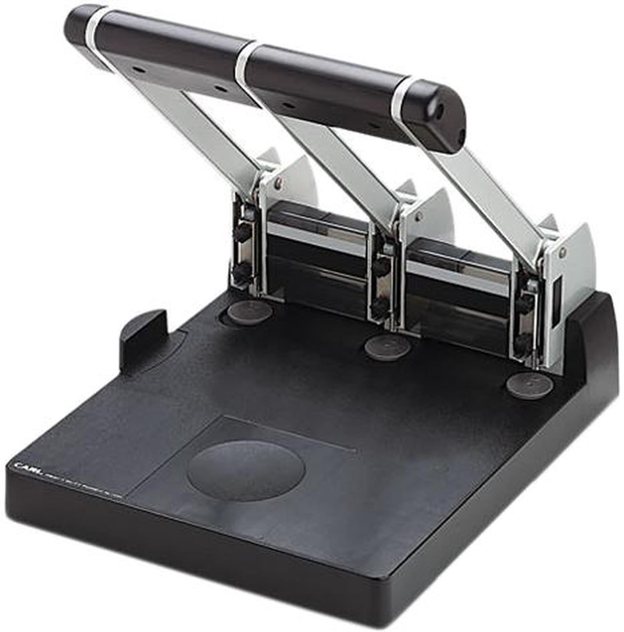 Main image of CARL 63150 150-Sheet XHC-150 Heavy-Duty Three-Hole Punch, 9/32 Diameter Hole, Blue/Gray