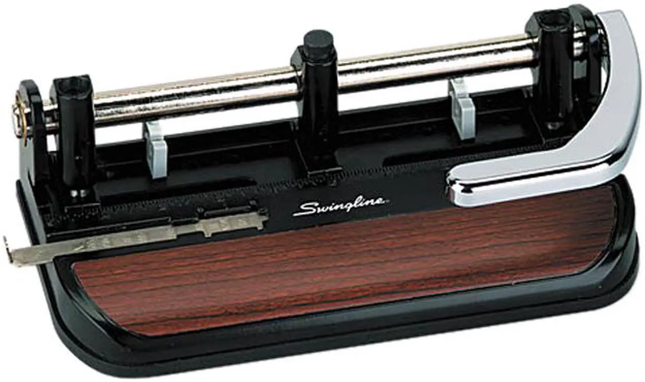 Main image of Swingline 74400 40-Sheet Heavy-Duty Lever Action Two- to Seven-Hole Punch, 11/32 Holes