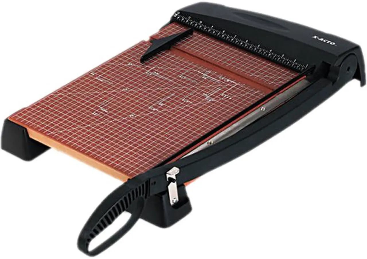 Main image of X-ACTO 26315 Heavy-Duty Paper Trimmer, 10 Sheets, Wood Base, 12" x 15"