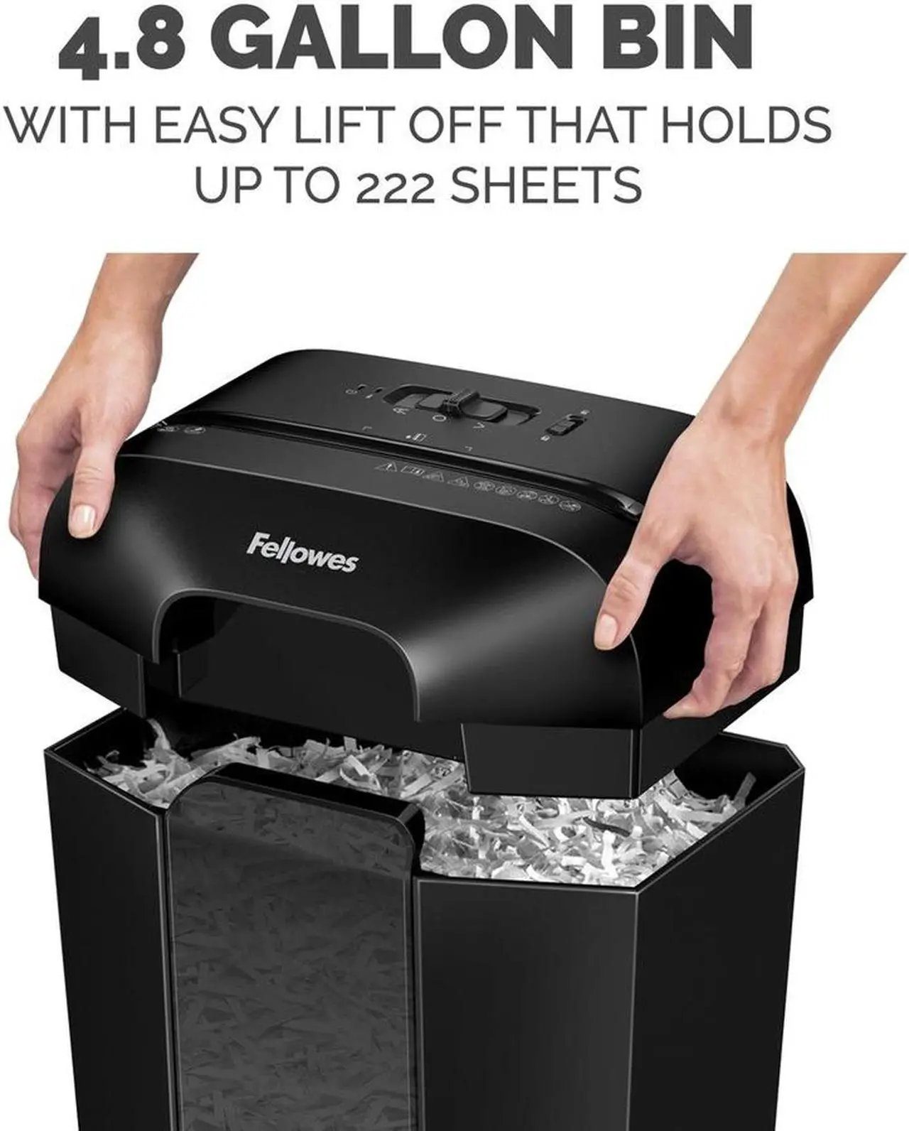 Alt view image 7 of 7 - Fellowes Powershred LX 70 Cross Cut Shredder