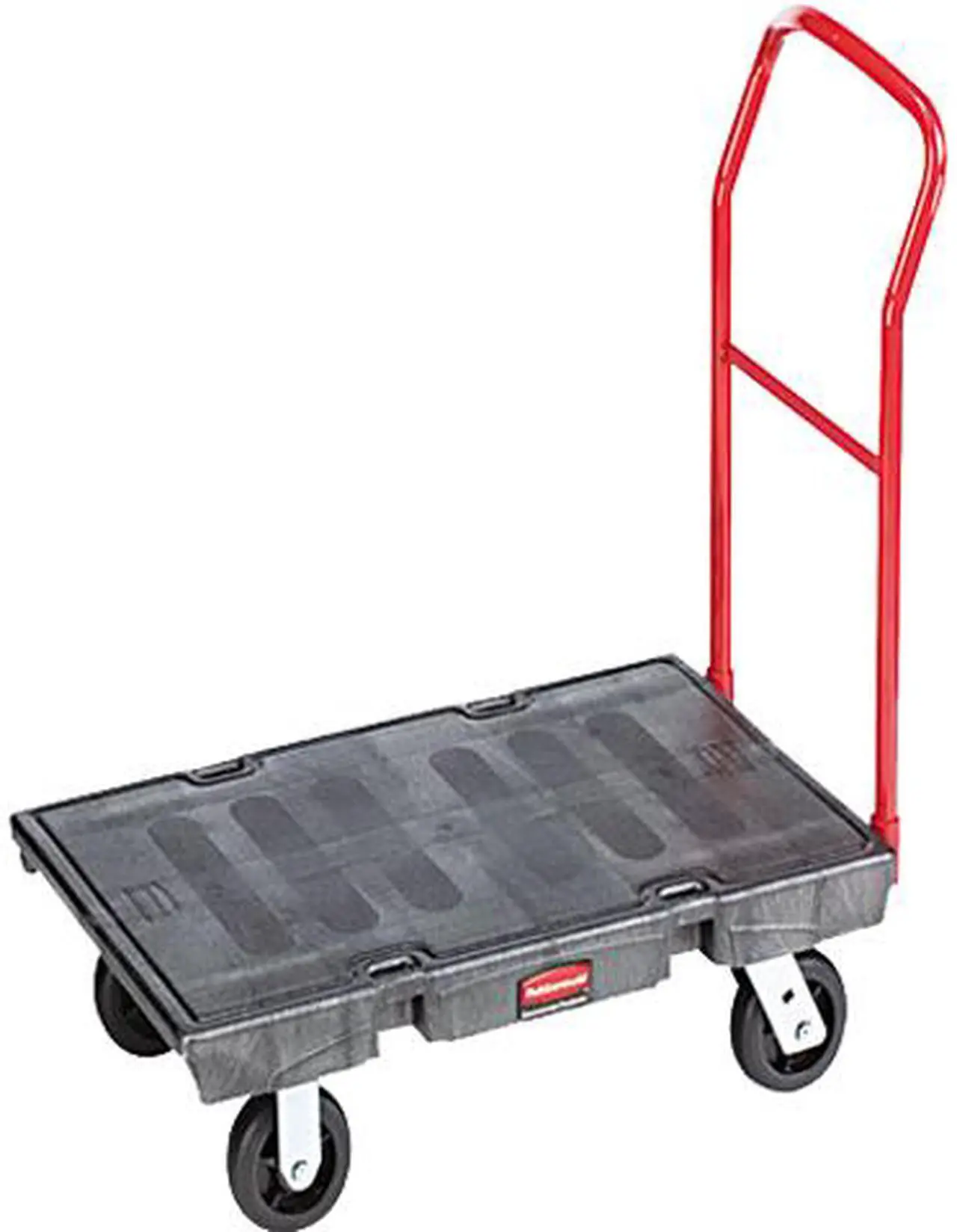 Main image of Rubbermaid Heavy-Duty Platform Truck Cart, 1000lb Capacity, 24 x 48 Platform, Black