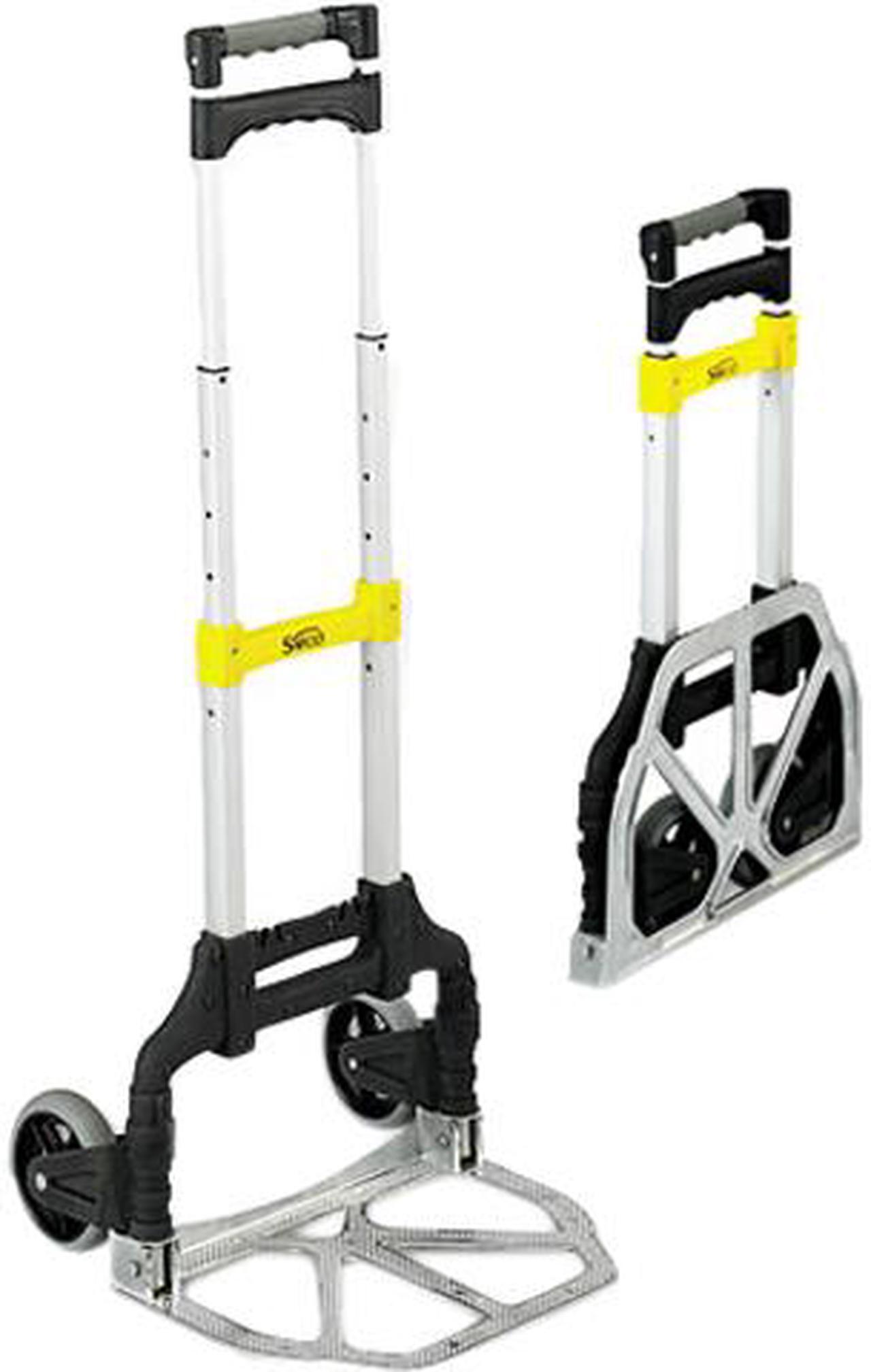 Main image of Safco 4049 Stow & Go Cart, 110lb Capacity, 15-1/4w x 16d x 39h, Aluminum