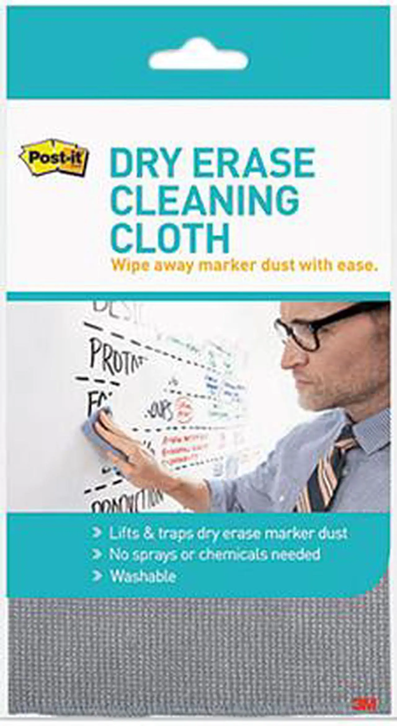 Alt view image 2 of 2 - Post-it Dry DEFCLOTH - Erase Cloth, Fabric, 10 5/8"w x 10 5/8"d