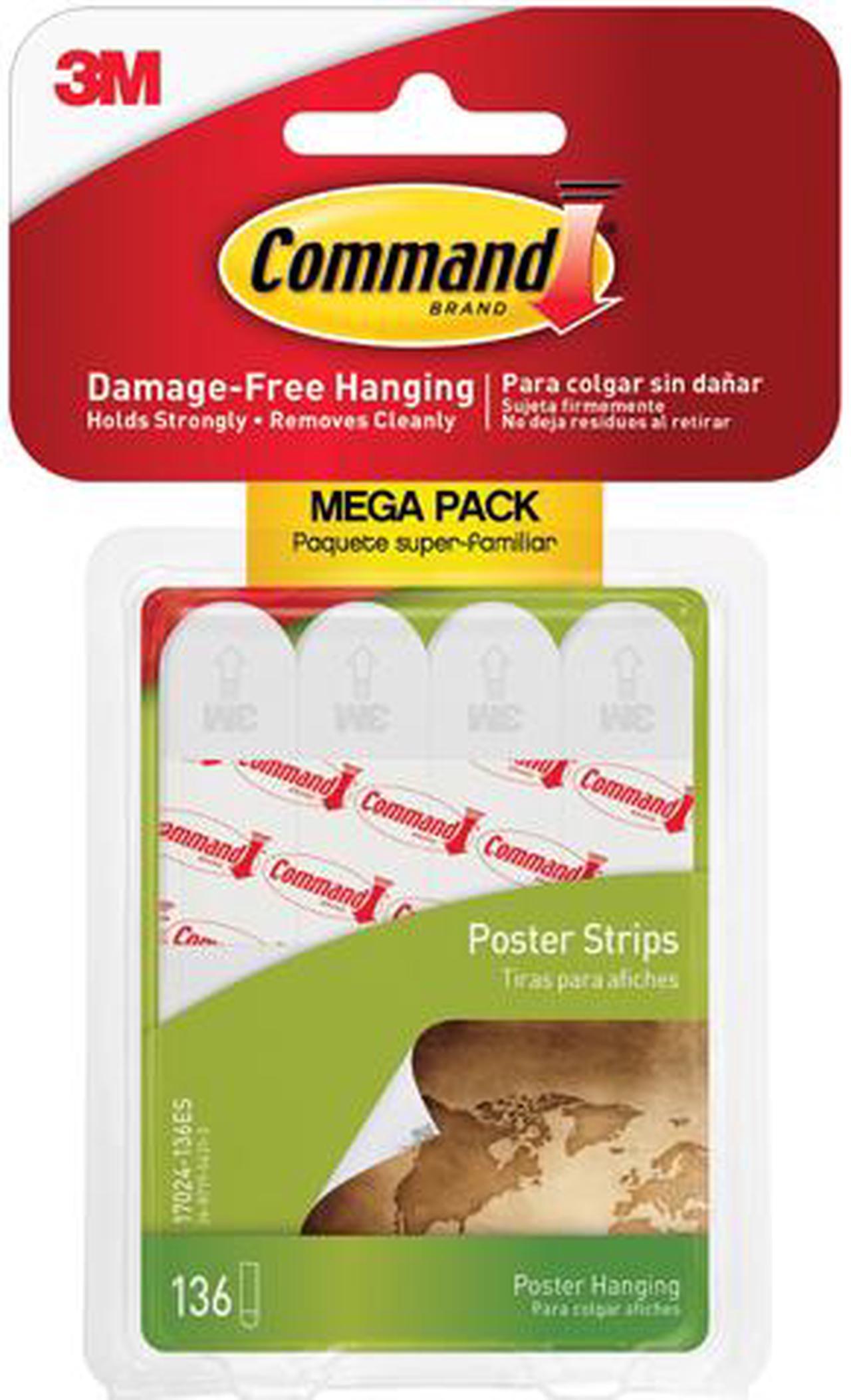Main image of Command 17024136ES Removable Adhesive Poster Strips
