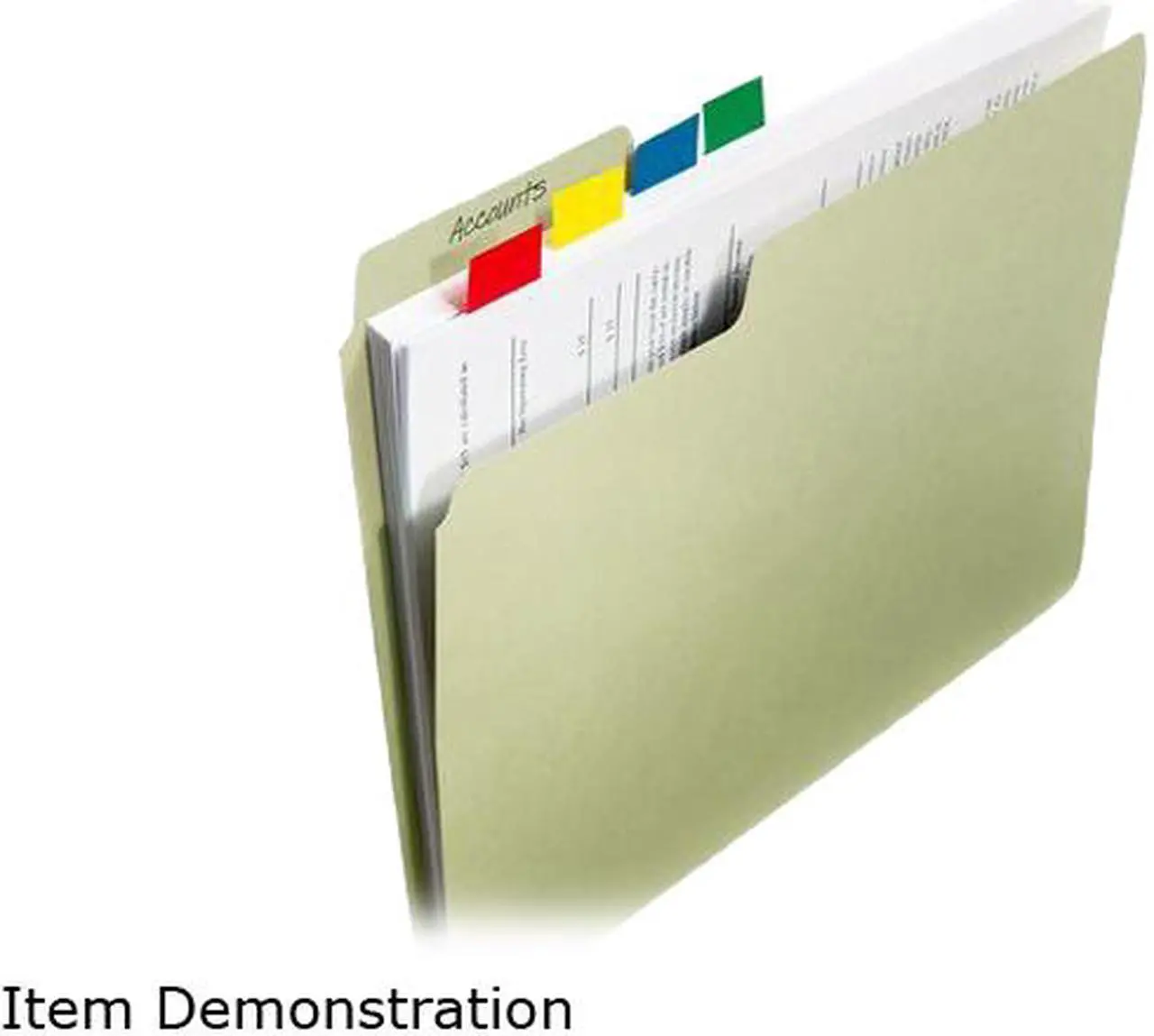 Alt view image 2 of 7 - Post-it 680-WE2 Flags White 25x43mm 2/pk