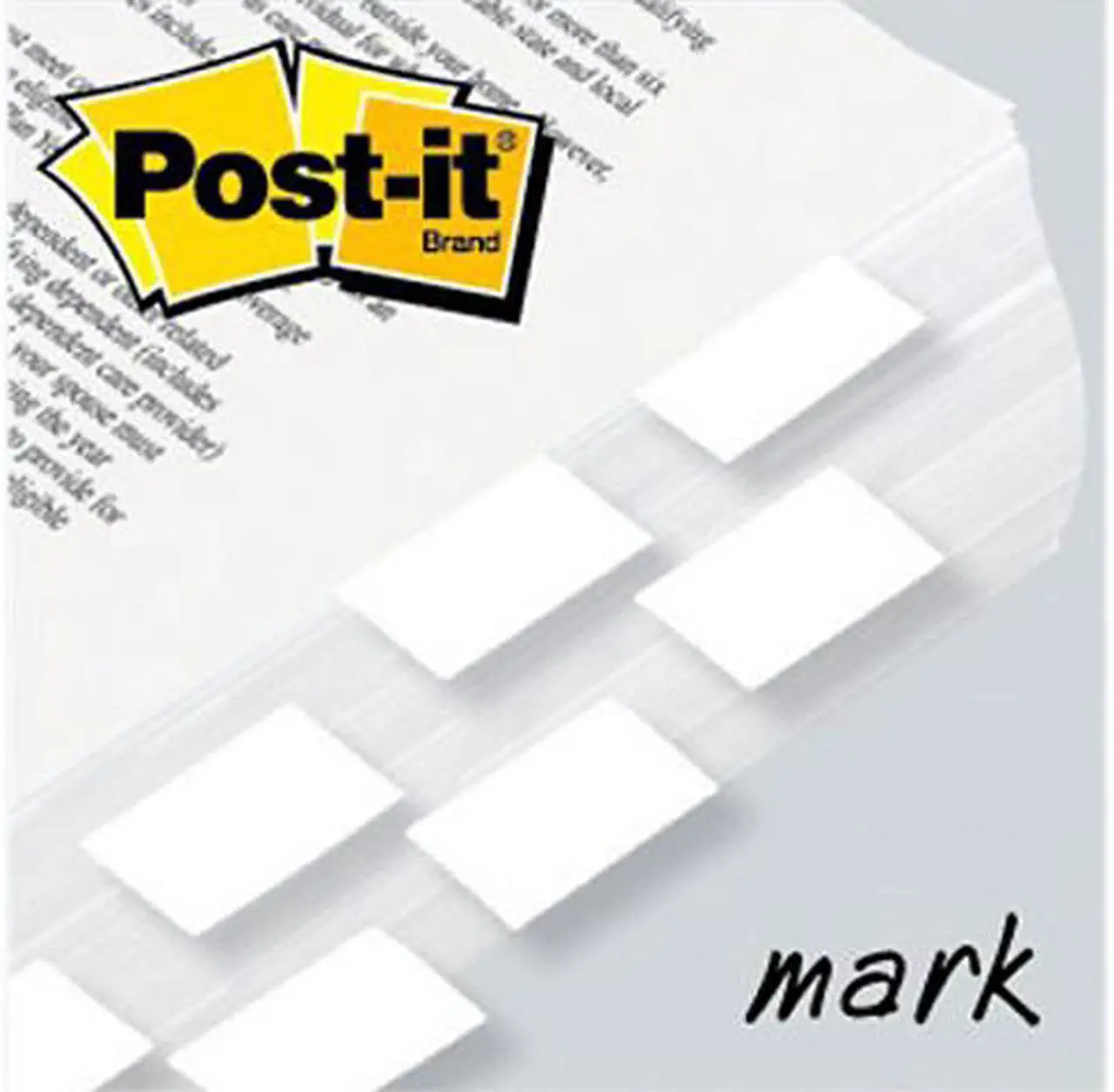 Alt view image 3 of 7 - Post-it 680-WE2 Flags White 25x43mm 2/pk