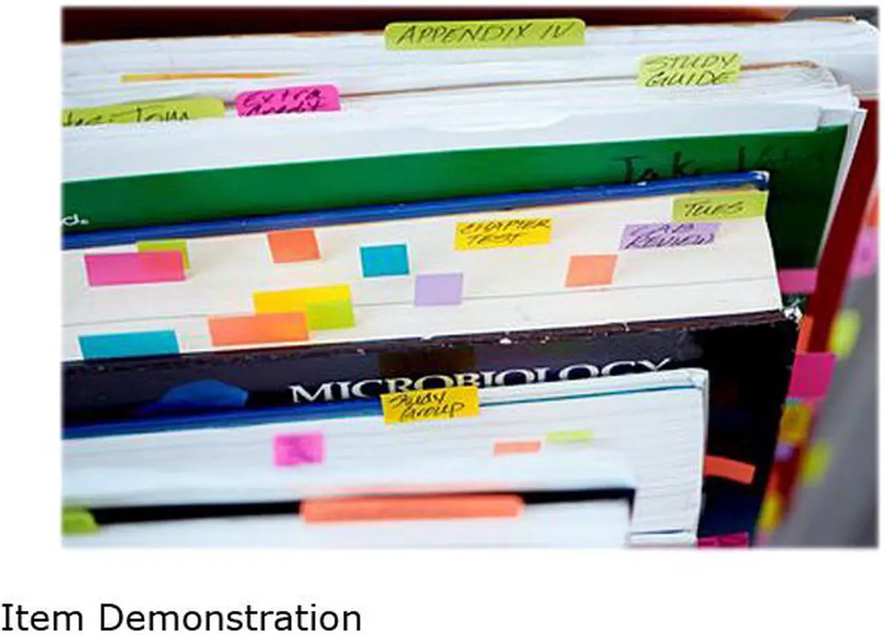 Alt view image 4 of 7 - Post-it 680-WE2 Flags White 25x43mm 2/pk