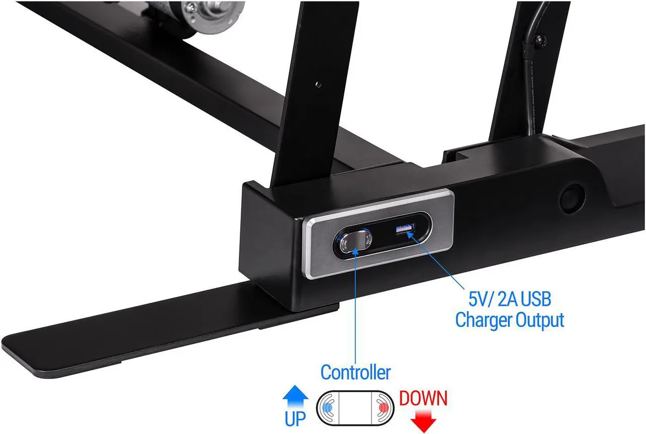 Alt view image 6 of 8 - Rosewill Height Adjustable Sit/Stand Desk Computer Riser RDR10
