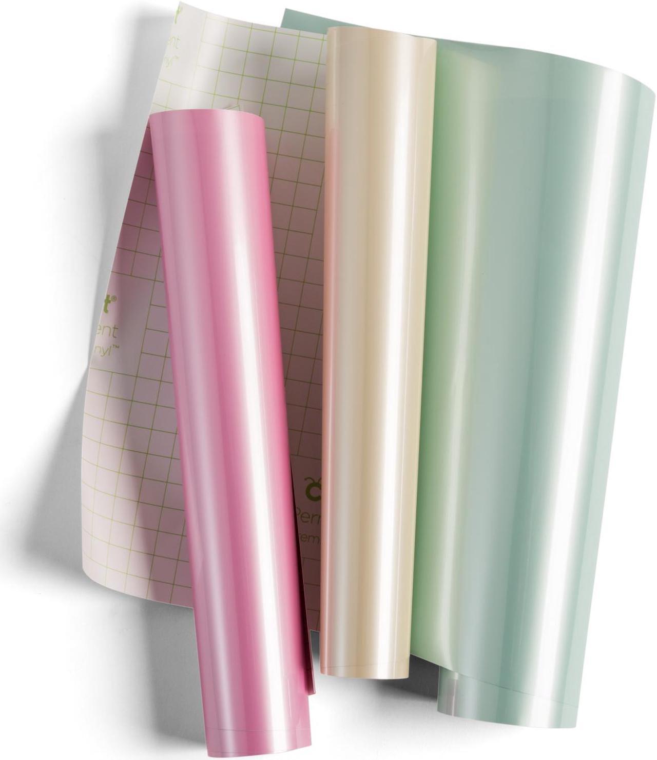 Alt view image 2 of 6 - Cricut Premium Vinyl Pearl Metallic Sampler, Spring Permanent | 3 Sheets 12" x 24" 2005221