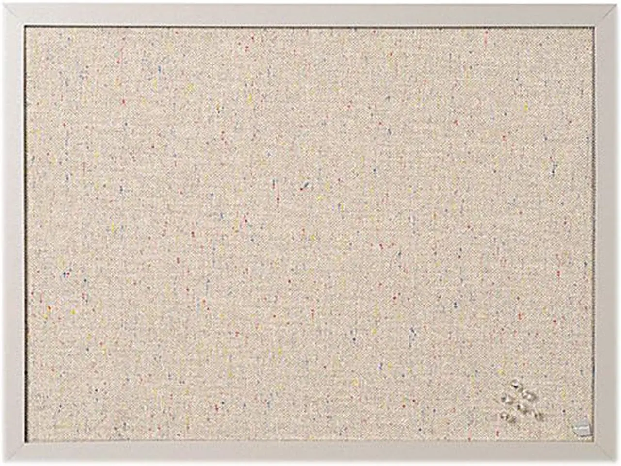 Main image of MasterVision BVCFB0470608 Designer Fabric Bulletin Board, 24X18, Gray Fabric/Gray Frame