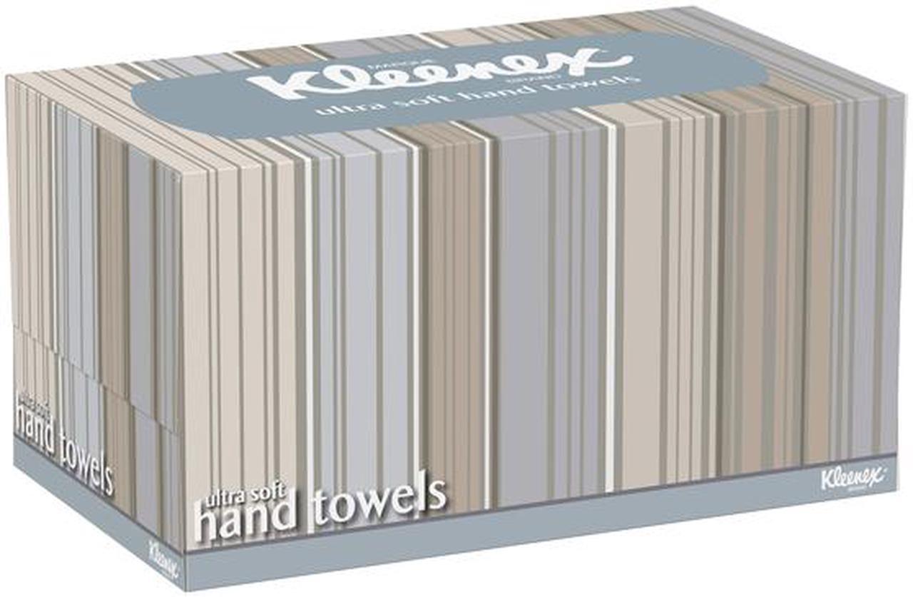 Alt view image 3 of 5 - Kleenex Hand Towels (11268), Ultra Soft and Absorbent, Pop-Up Box, 18 Boxes / Case, 70 Paper Hand Towels / Box, 1,260 Sheets / Case