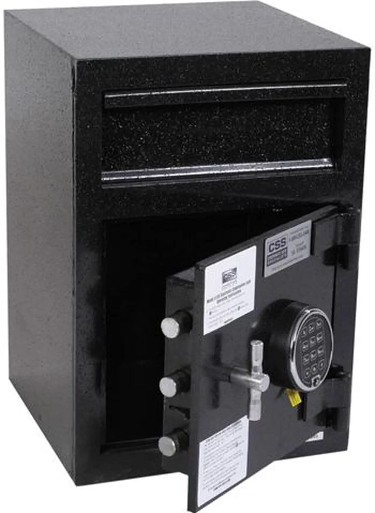 Main image of FireKing SB2014-BLEL Depository Security Safe, 0.95 cu ft, 14 x 15.5 x 20, Black