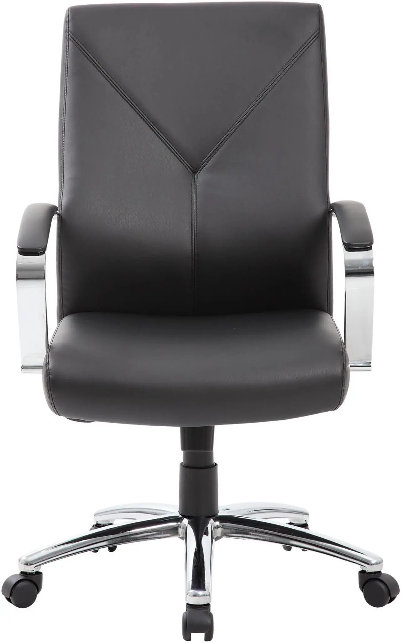 Alt view image 2 of 8 - Boss Office Supplies B10101-BK LeatherPlus Executive Chair