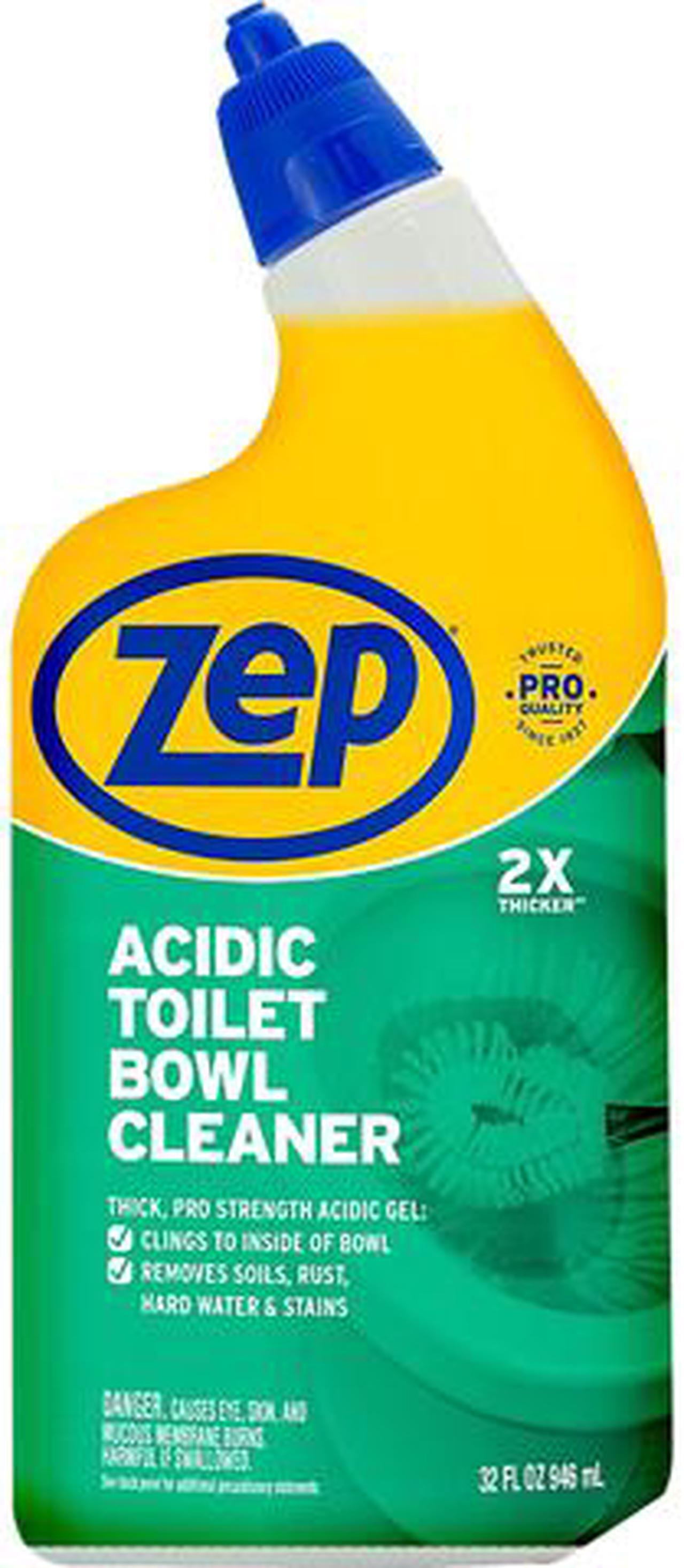 Main image of Zep ZUATBC32CT Acidic Toilet Bowl Cleaner - Gel - 32 fl oz (1 quart) - Wintergreen Scent - 12 / Carton