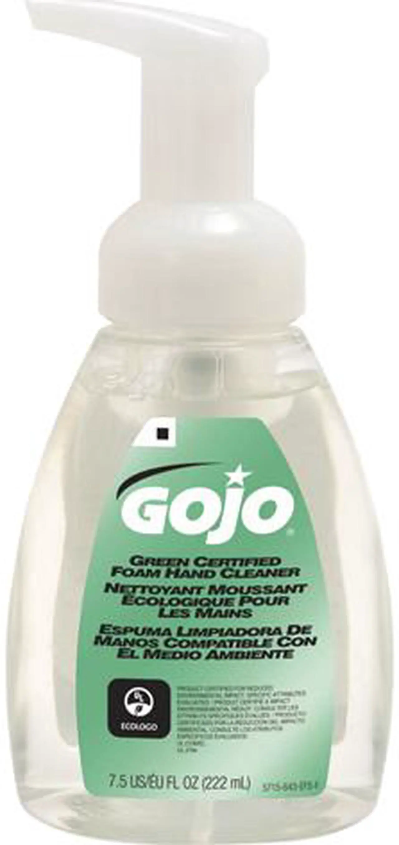 Main image of GOJO 5715-06 Green Certified Foam Hand Cleaner - 7.5 fl oz Foamer Bottle w/ Pump