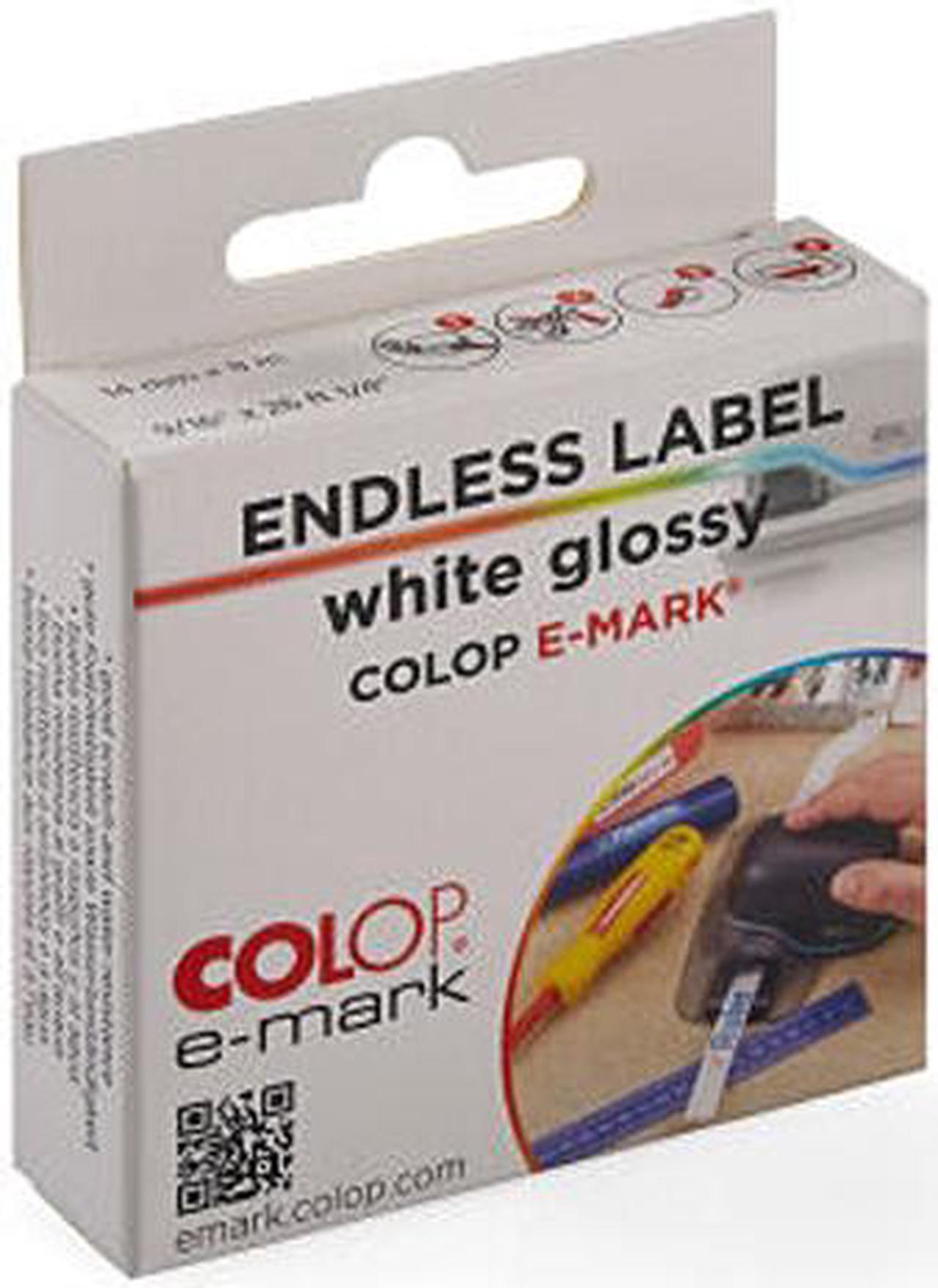 COLOP e-Mark CP_155781 Endless Label (White Glossy)