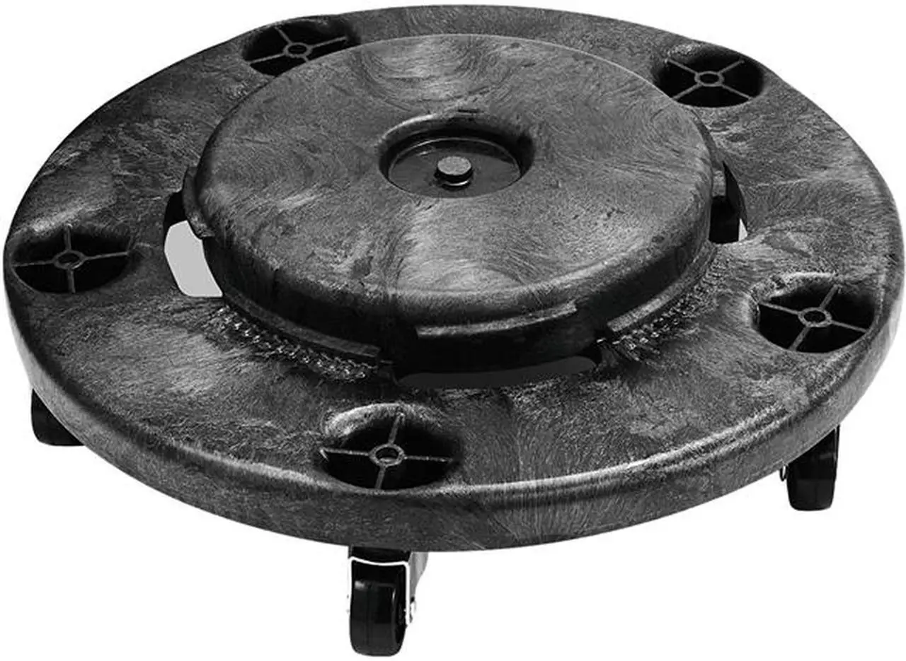 Main image of Boardwalk 3485200 Refuse Container Utility Dolly, 300 lb Capacity, 22" Diameter, Gray